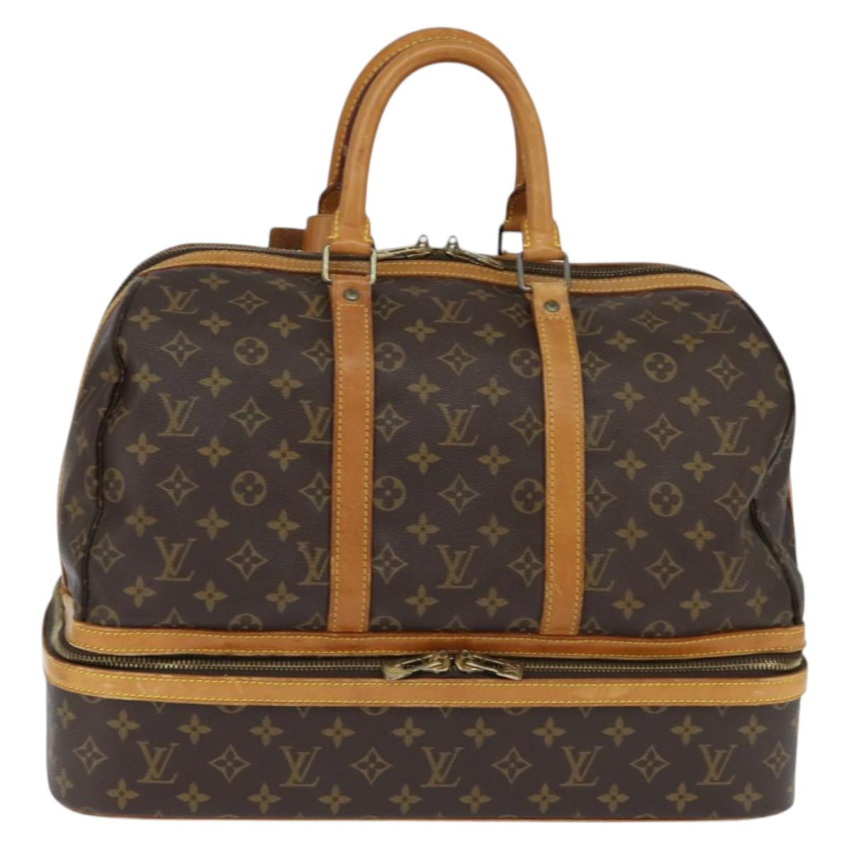 LOUIS VUITTON Monogram Sac Sports Boston Bag M41444 LV Auth 142724