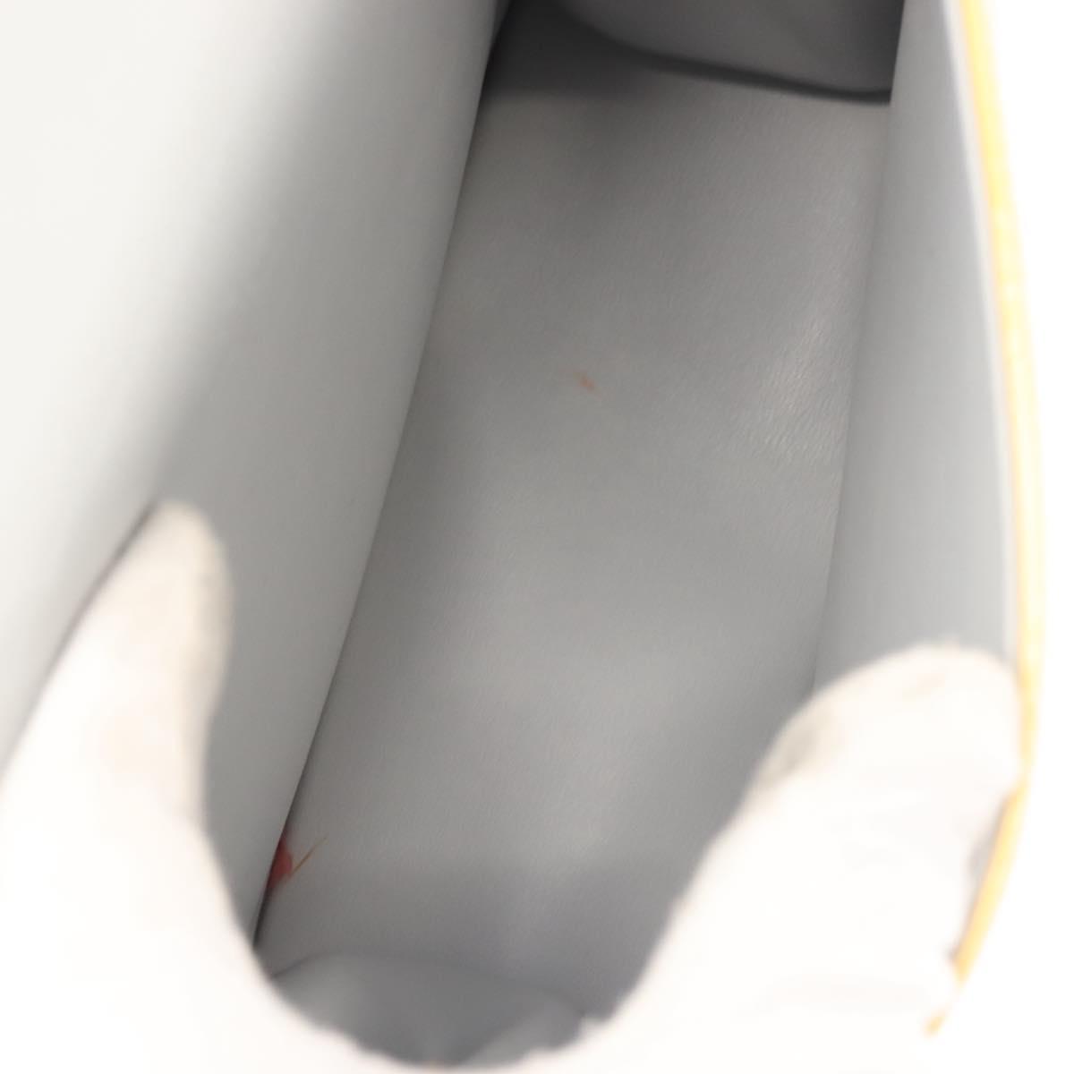 LOUIS VUITTON Monogram Vernis Spring Street Hand Bag Gris M91029 LV Auth 142730