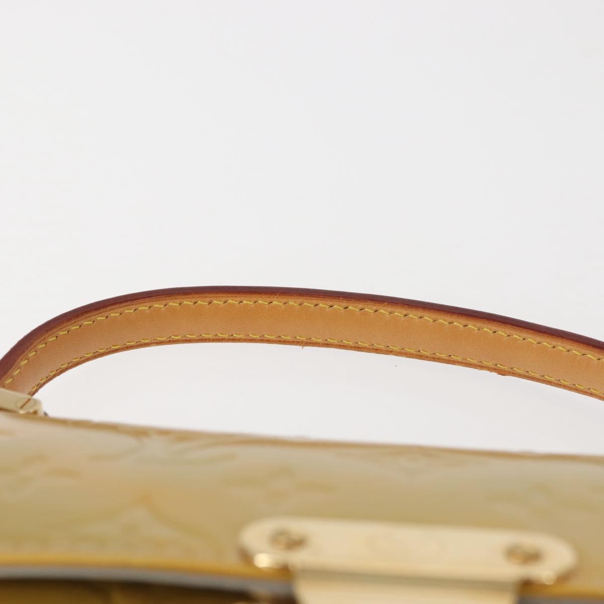 LOUIS VUITTON Monogram Vernis Spring Street Hand Bag Gris M91029 LV Auth 142730