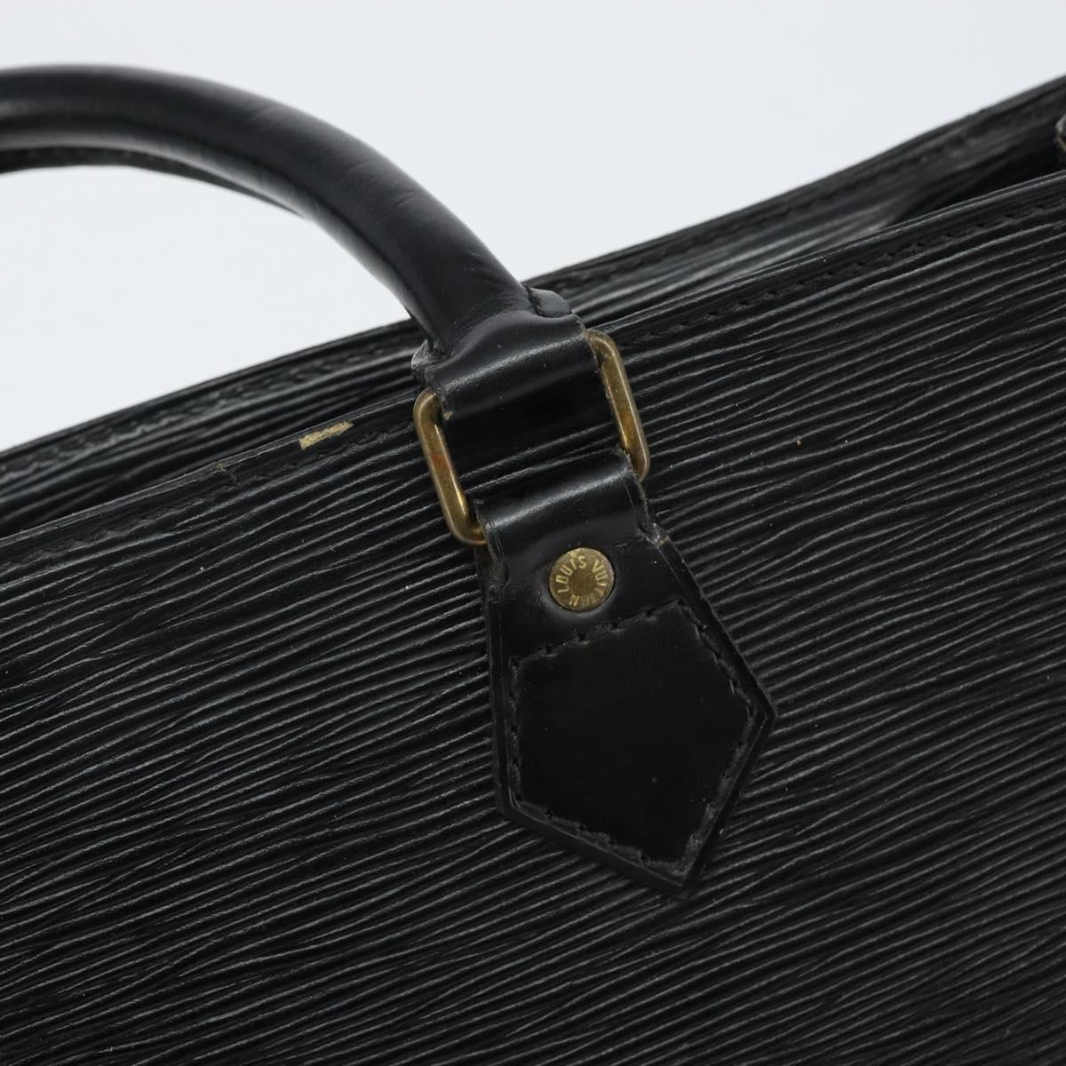 LOUIS VUITTON Epi Sac Plat Hand Bag Black M59082 LV Auth 142739
