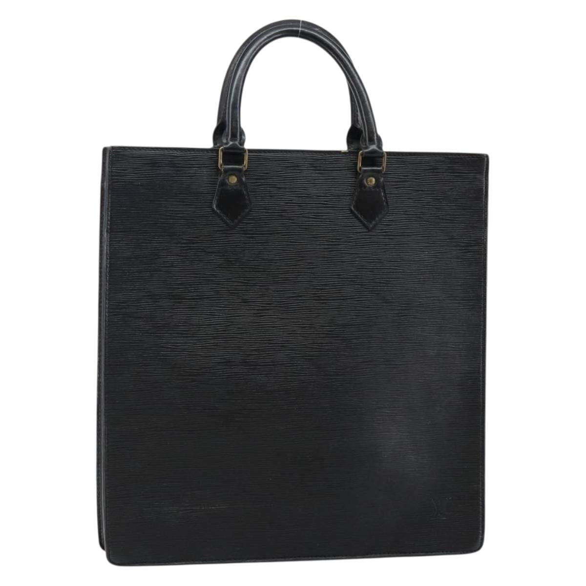 LOUIS VUITTON Epi Sac Plat Hand Bag Black M59082 LV Auth 142739