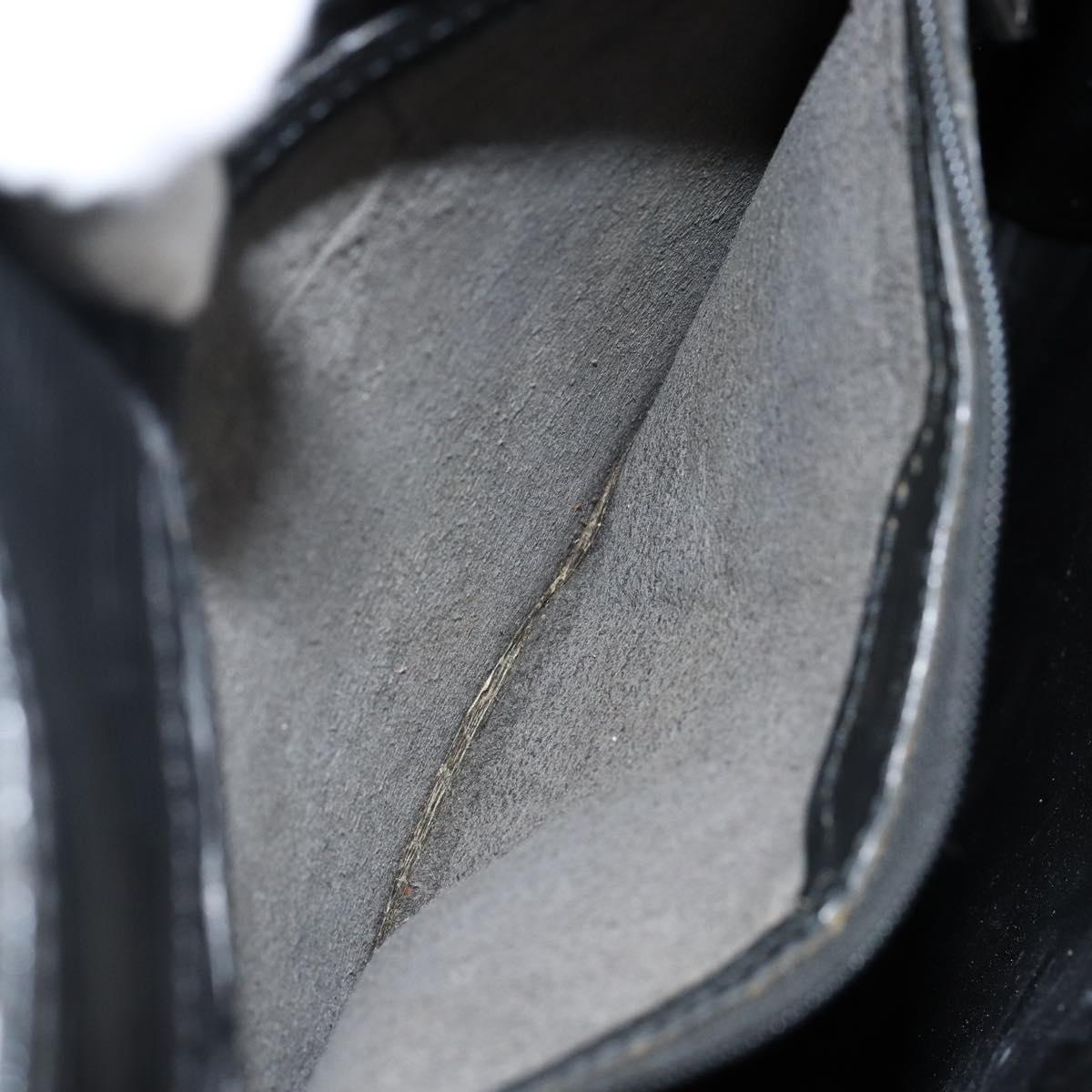 LOUIS VUITTON Epi Sac Plat Hand Bag Black M59082 LV Auth 142739