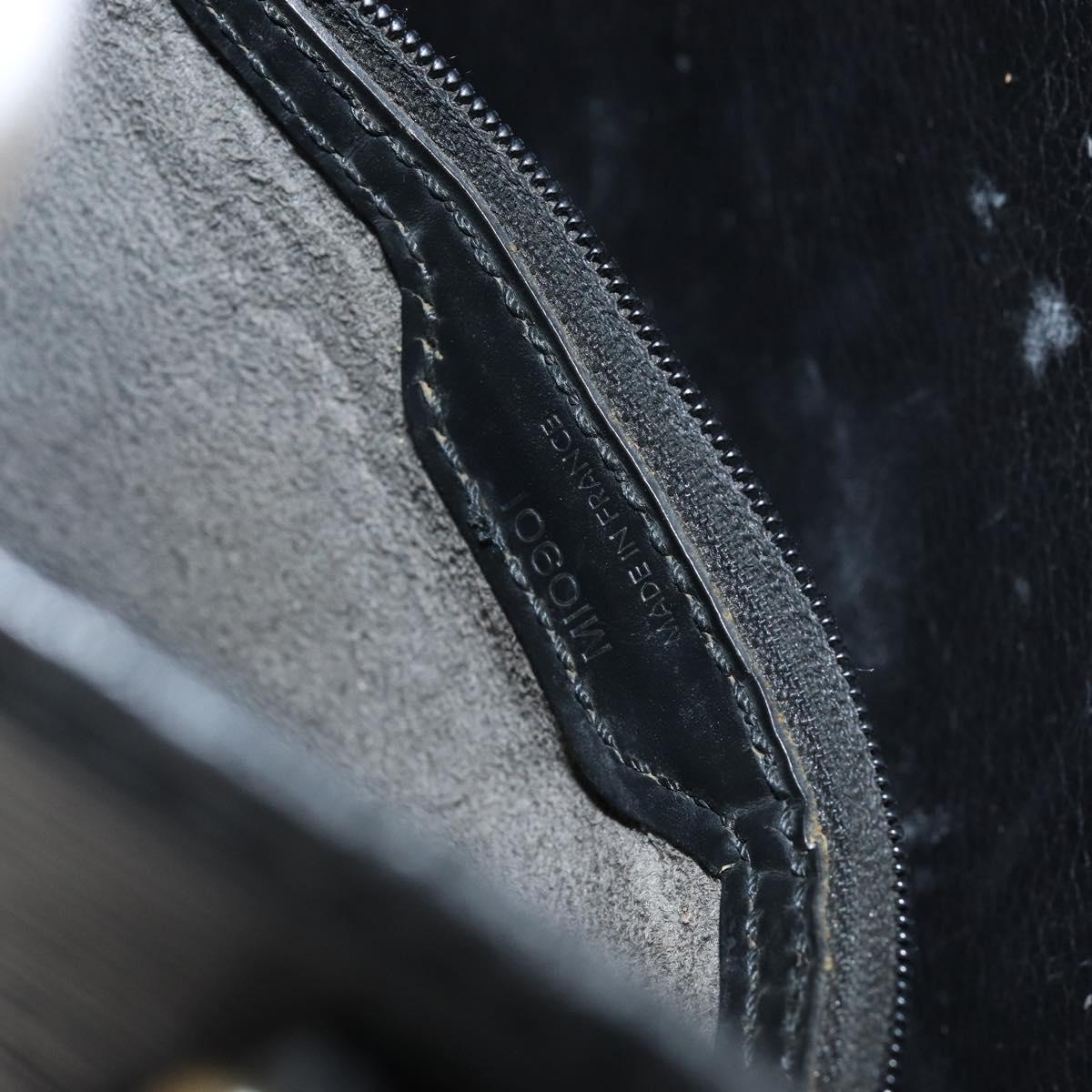 LOUIS VUITTON Epi Sac Plat Hand Bag Black M59082 LV Auth 142739