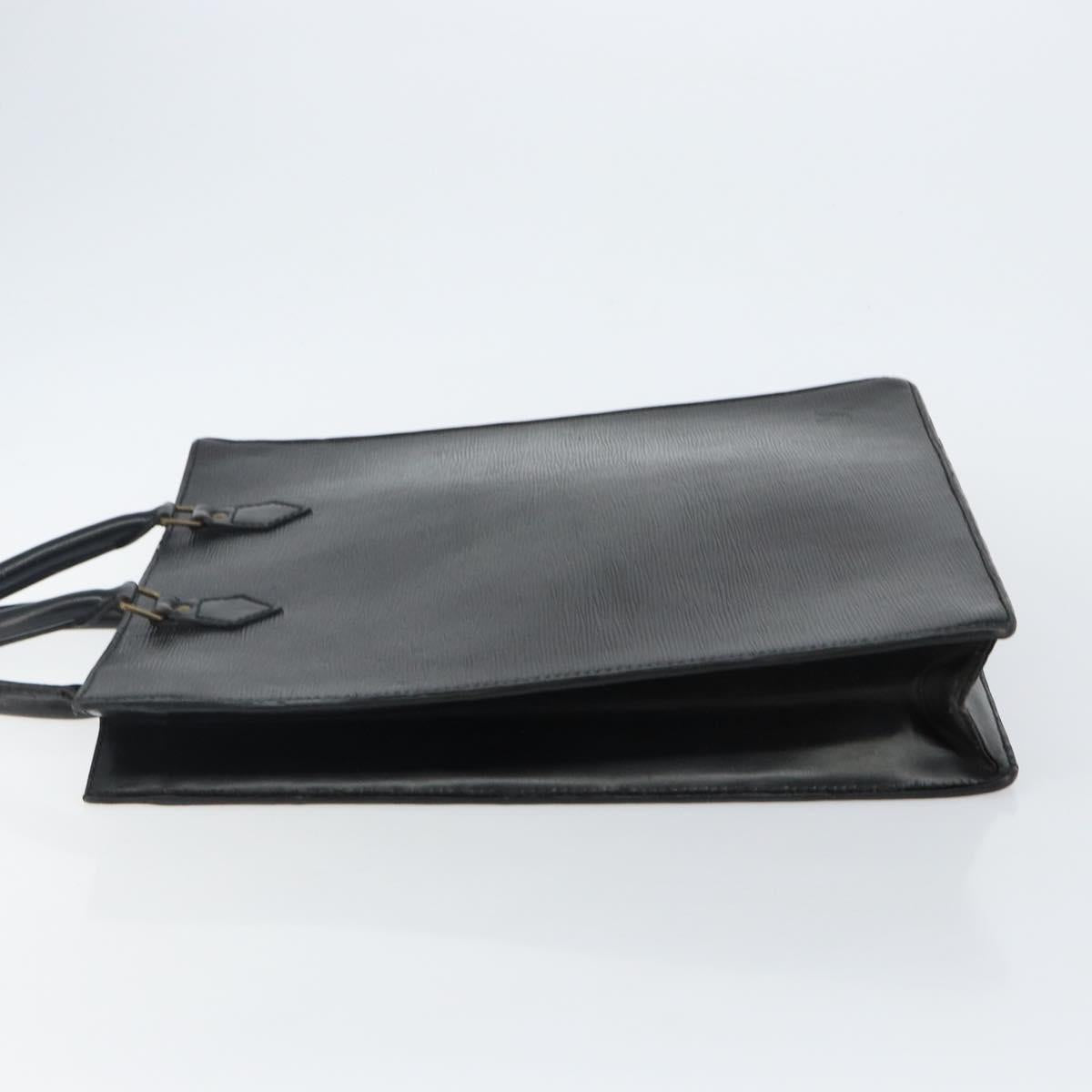 LOUIS VUITTON Epi Sac Plat Hand Bag Black M59082 LV Auth 142739