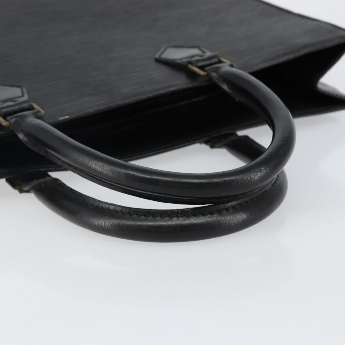LOUIS VUITTON Epi Sac Plat Hand Bag Black M59082 LV Auth 142739