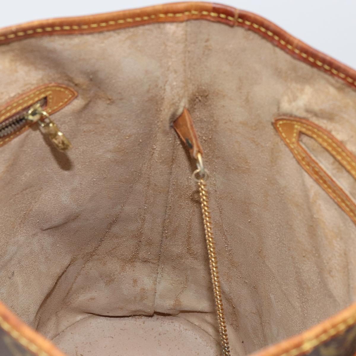 LOUIS VUITTON Monogram Bucket GM Shoulder Bag M42236 LV Auth 142746