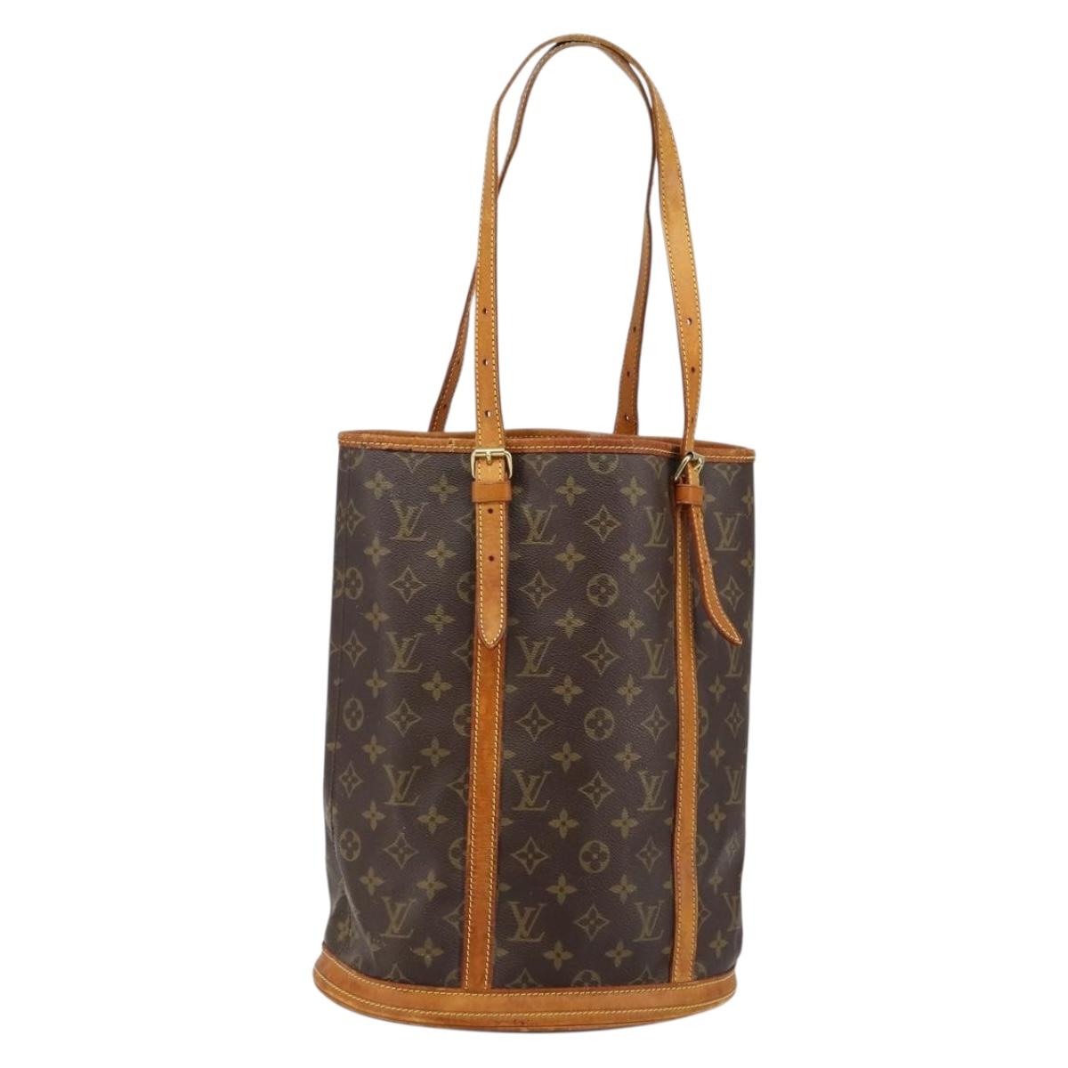LOUIS VUITTON Monogram Bucket GM Shoulder Bag M42236 LV Auth 142746
