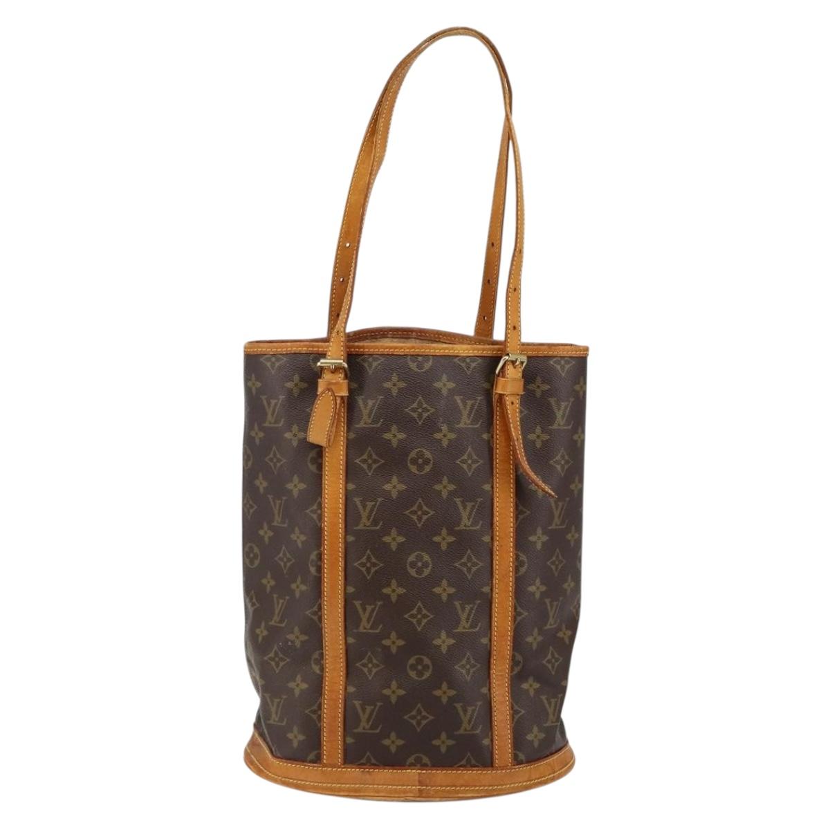 LOUIS VUITTON Monogram Bucket GM Shoulder Bag M42236 LV Auth 142746
