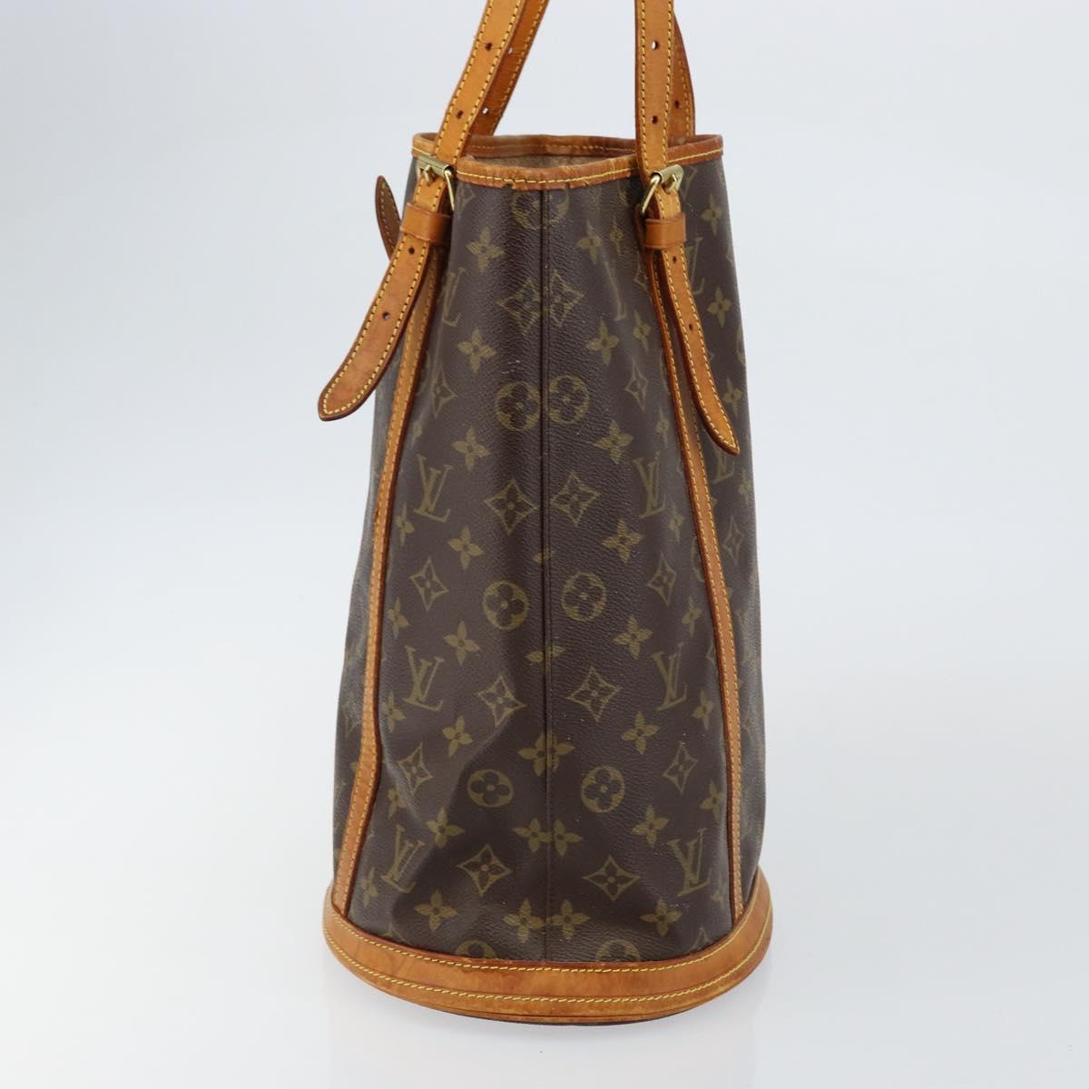 LOUIS VUITTON Monogram Bucket GM Shoulder Bag M42236 LV Auth 142746