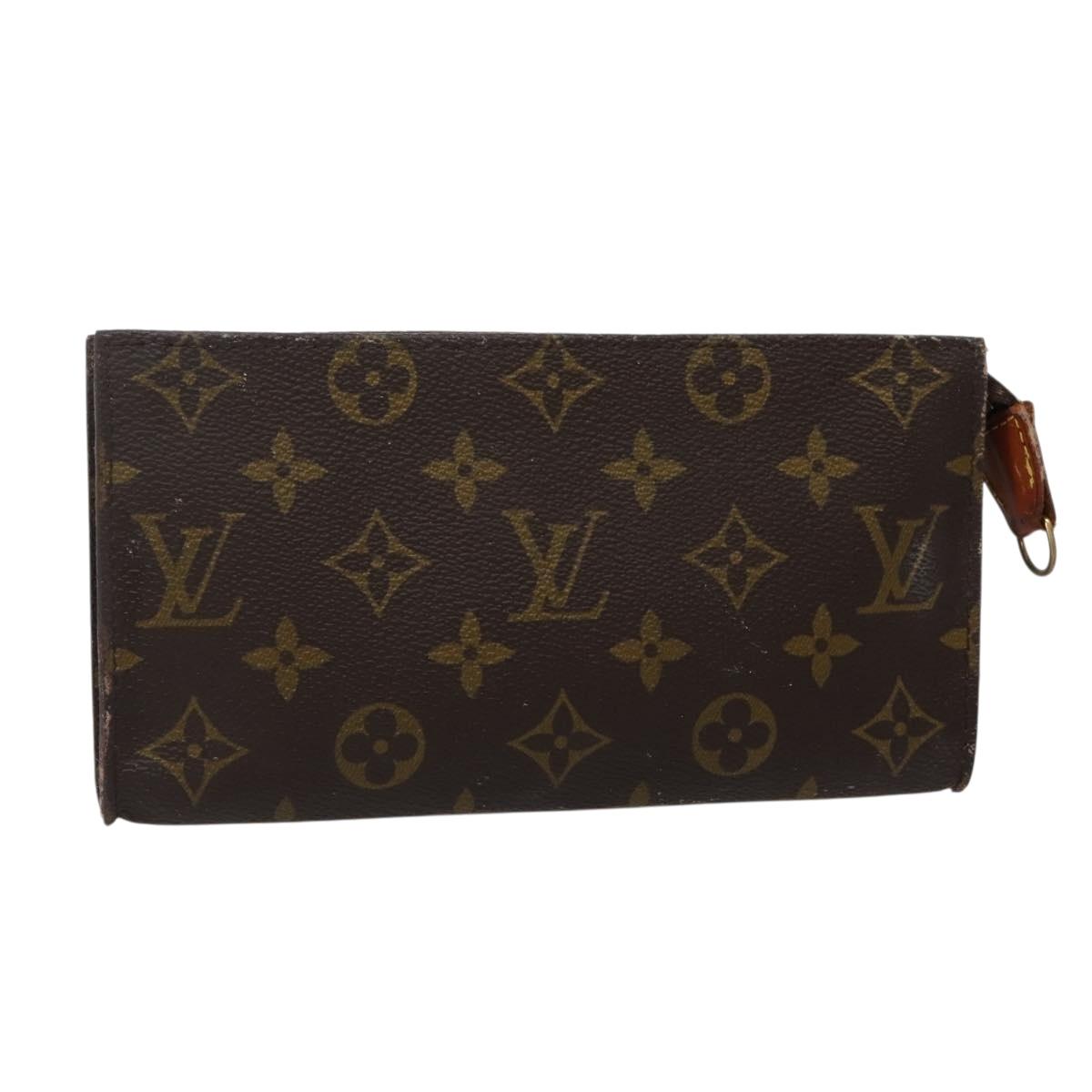 LOUIS VUITTON Monogram Bucket GM Accessory Pouch LV Auth 142747