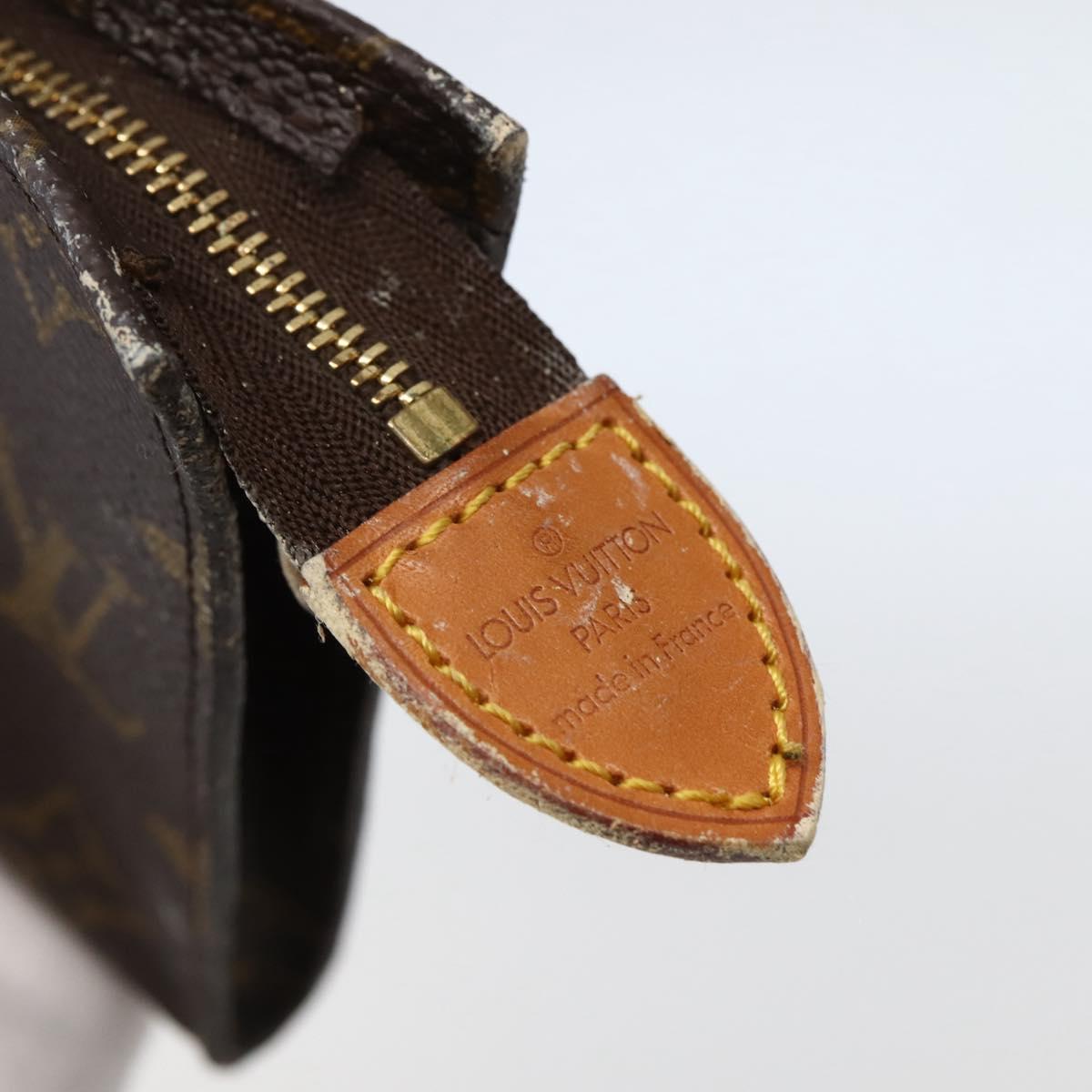 LOUIS VUITTON Monogram Bucket GM Accessory Pouch Vintage LV Auth 142749