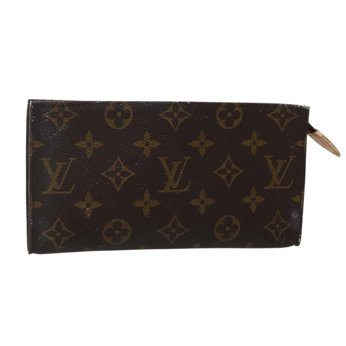LOUIS VUITTON Monogram Bucket GM Accessory Pouch Vintage LV Auth 142749