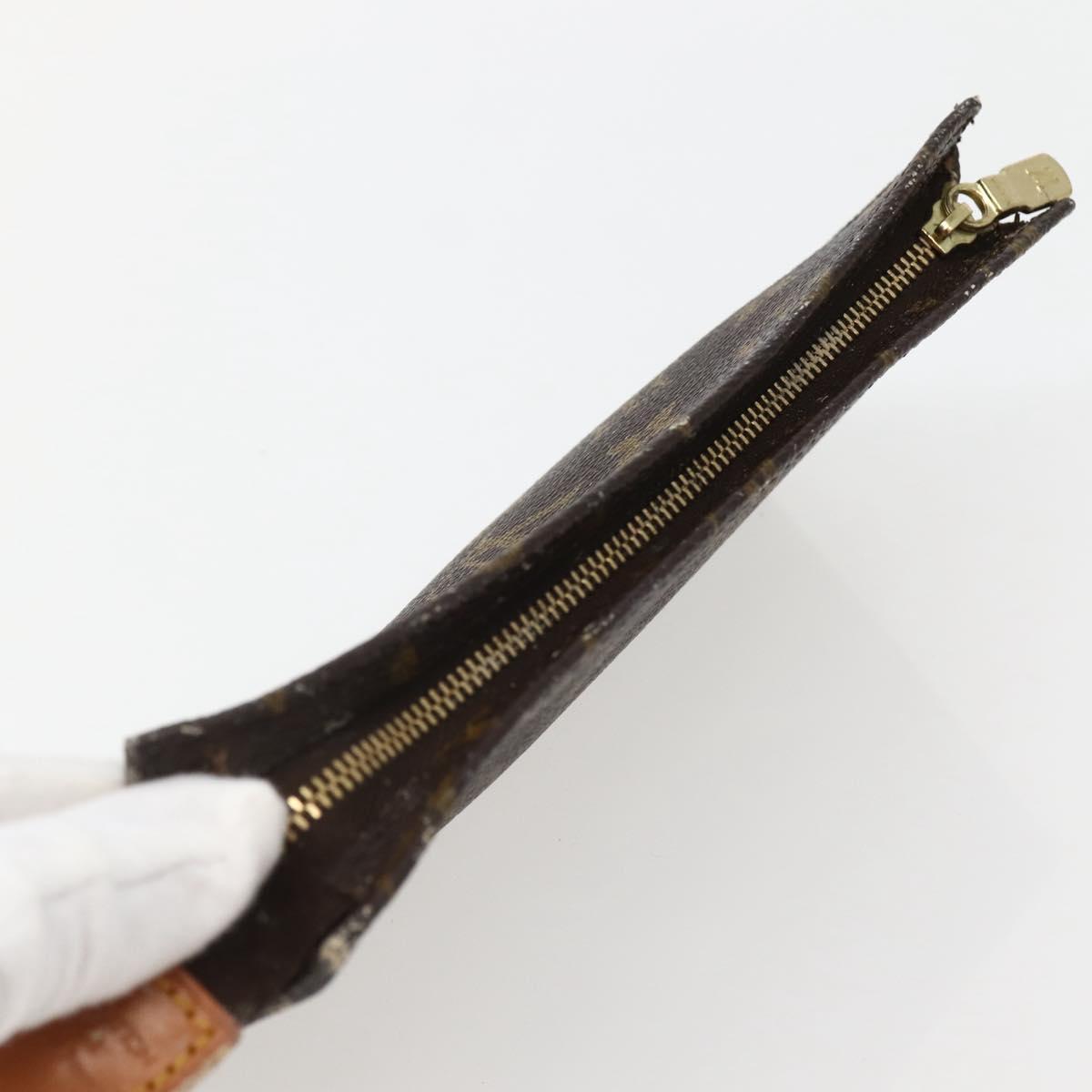 LOUIS VUITTON Monogram Bucket GM Accessory Pouch Vintage LV Auth 142749