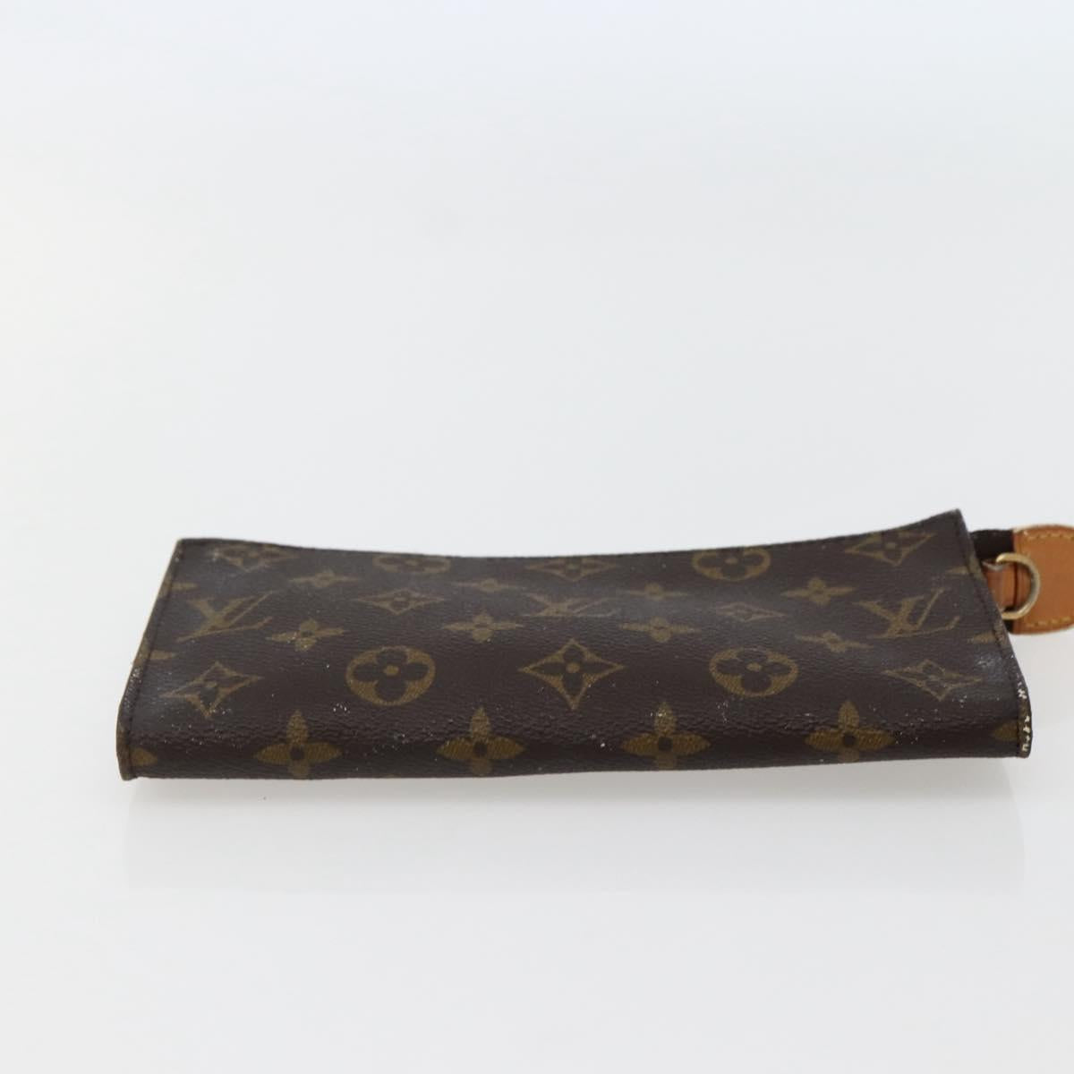 LOUIS VUITTON Monogram Bucket GM Accessory Pouch Vintage LV Auth 142749