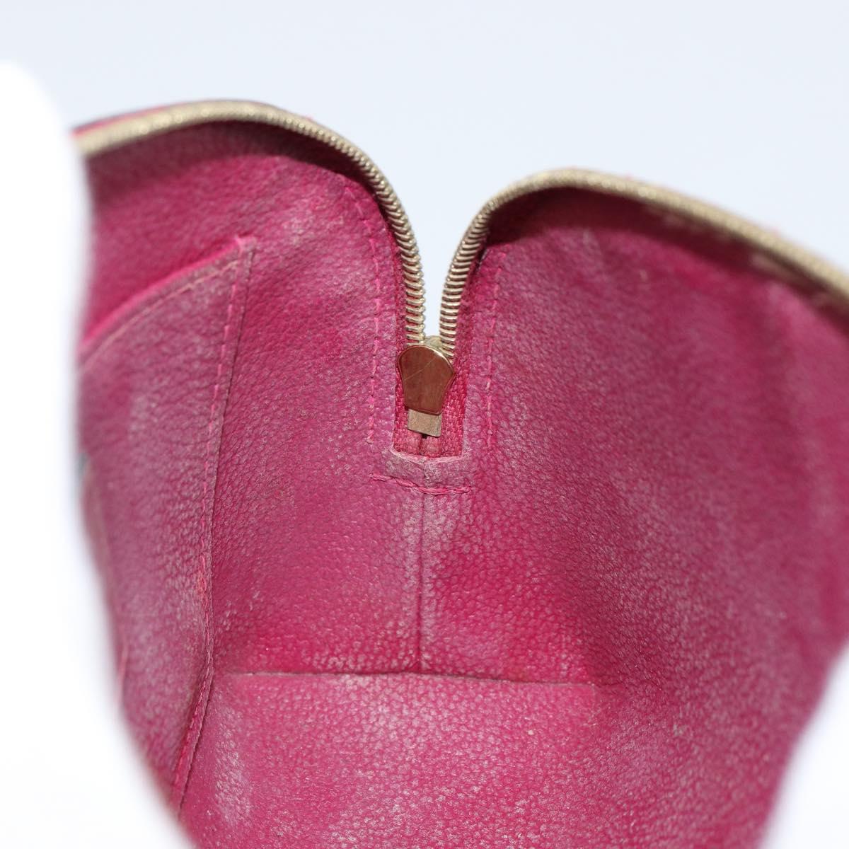 LOUIS VUITTON Vernis Pochette Cosmetic PM Rouge Grunadine M91746 LV Auth 142757