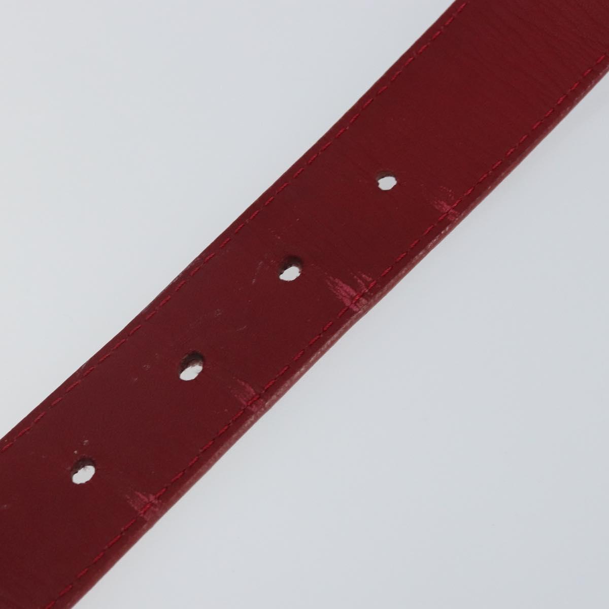 LOUIS VUITTON Monogram Multicolor Ceinture LV Cut Belt 35.8"" White Auth 142762