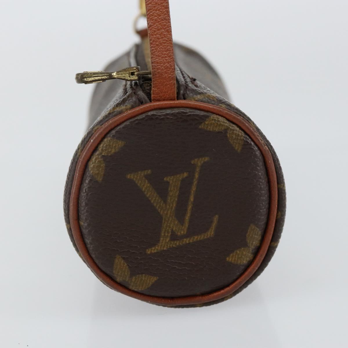 LOUIS VUITTON Monogram Papillon Pouch LV Auth 142766