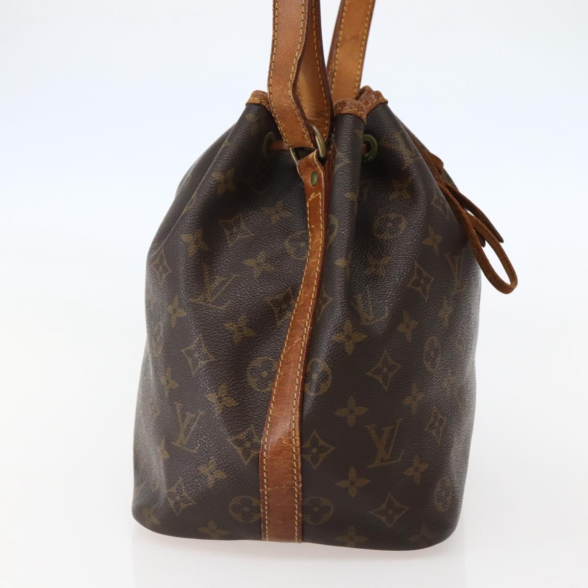 LOUIS VUITTON Monogram Petit Noe Shoulder Bag M42226 LV Auth 142774