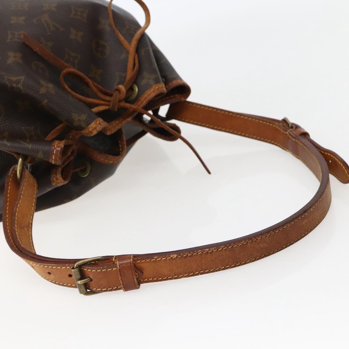 LOUIS VUITTON Monogram Petit Noe Shoulder Bag M42226 LV Auth 142774