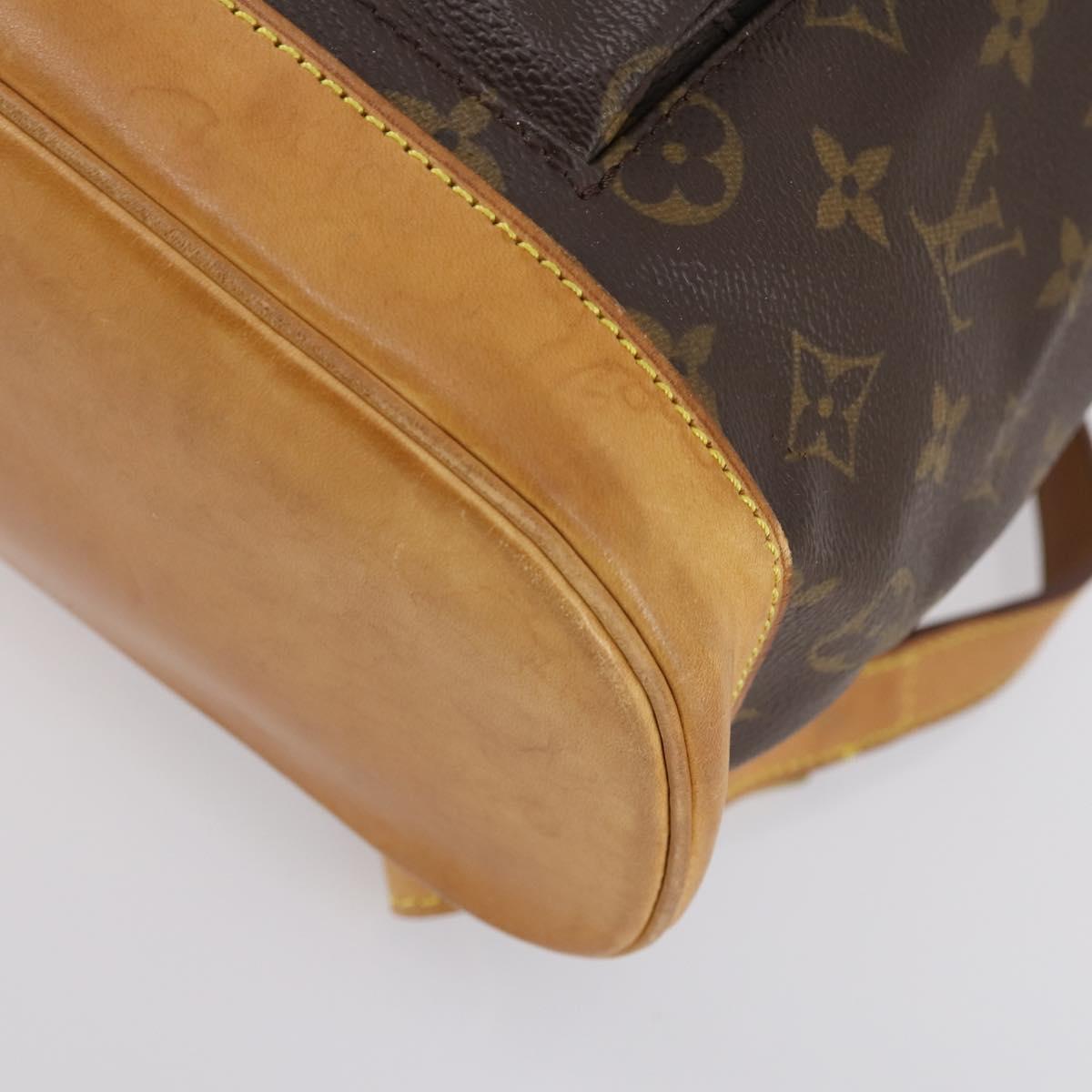 LOUIS VUITTON Monogram Montsouris MM Backpack M51136 LV Auth 142776