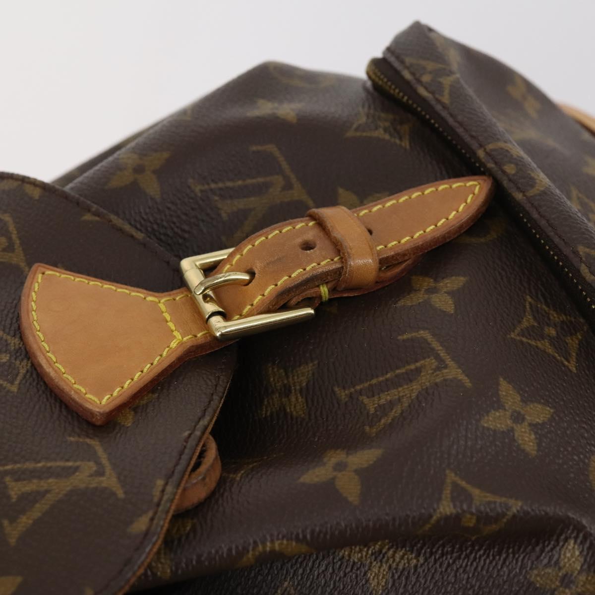 LOUIS VUITTON Monogram Montsouris MM Backpack M51136 LV Auth 142776
