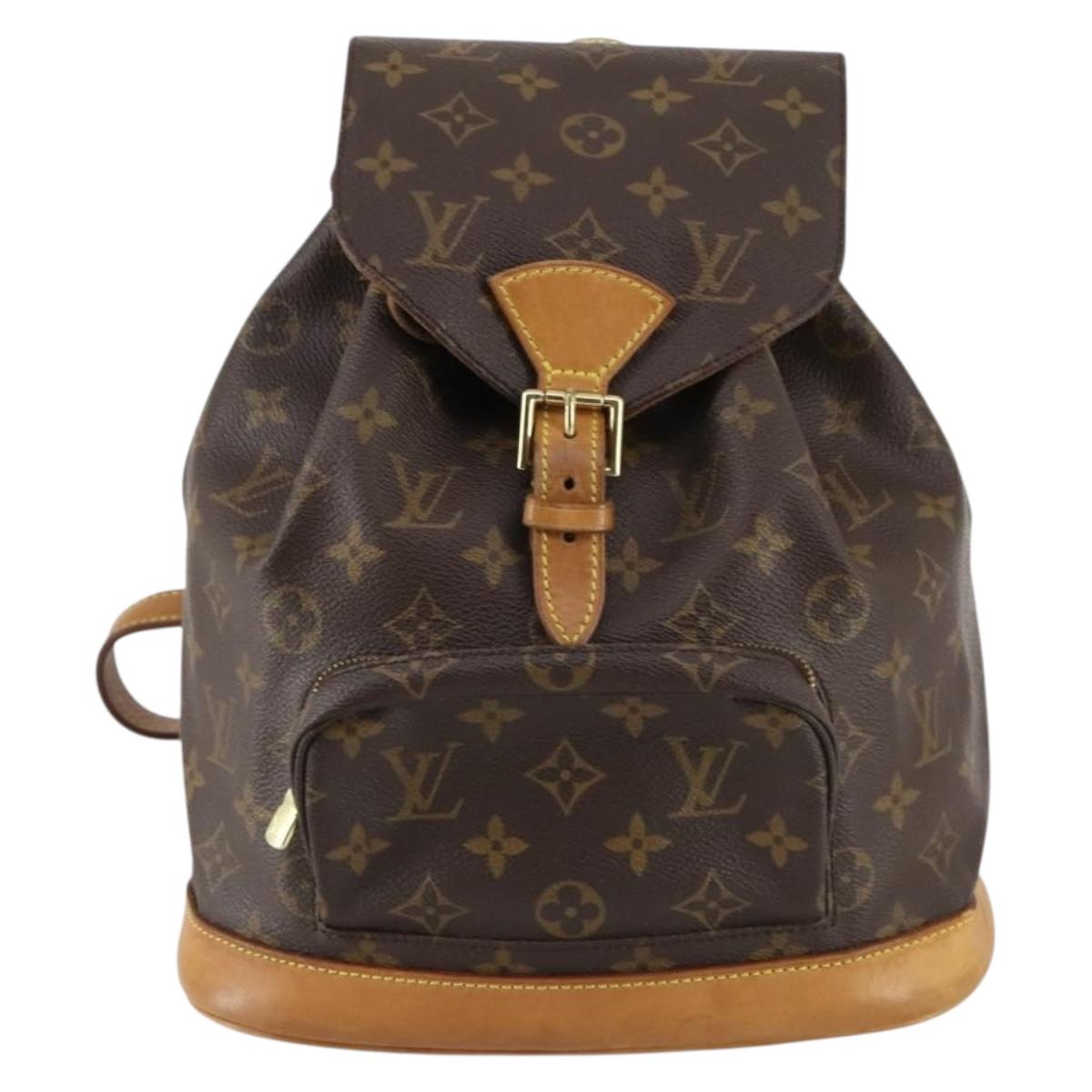 LOUIS VUITTON Monogram Montsouris MM Backpack M51136 LV Auth 142776