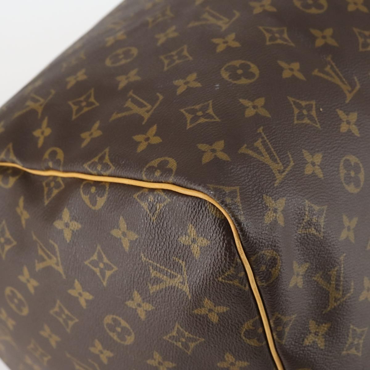 LOUIS VUITTON Monogram Keepall 55 Boston Bag M41424 LV Auth 142779