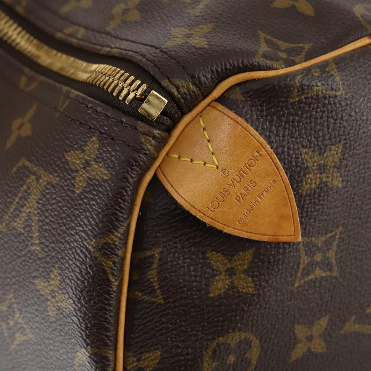 LOUIS VUITTON Monogram Keepall 55 Boston Bag M41424 LV Auth 142779