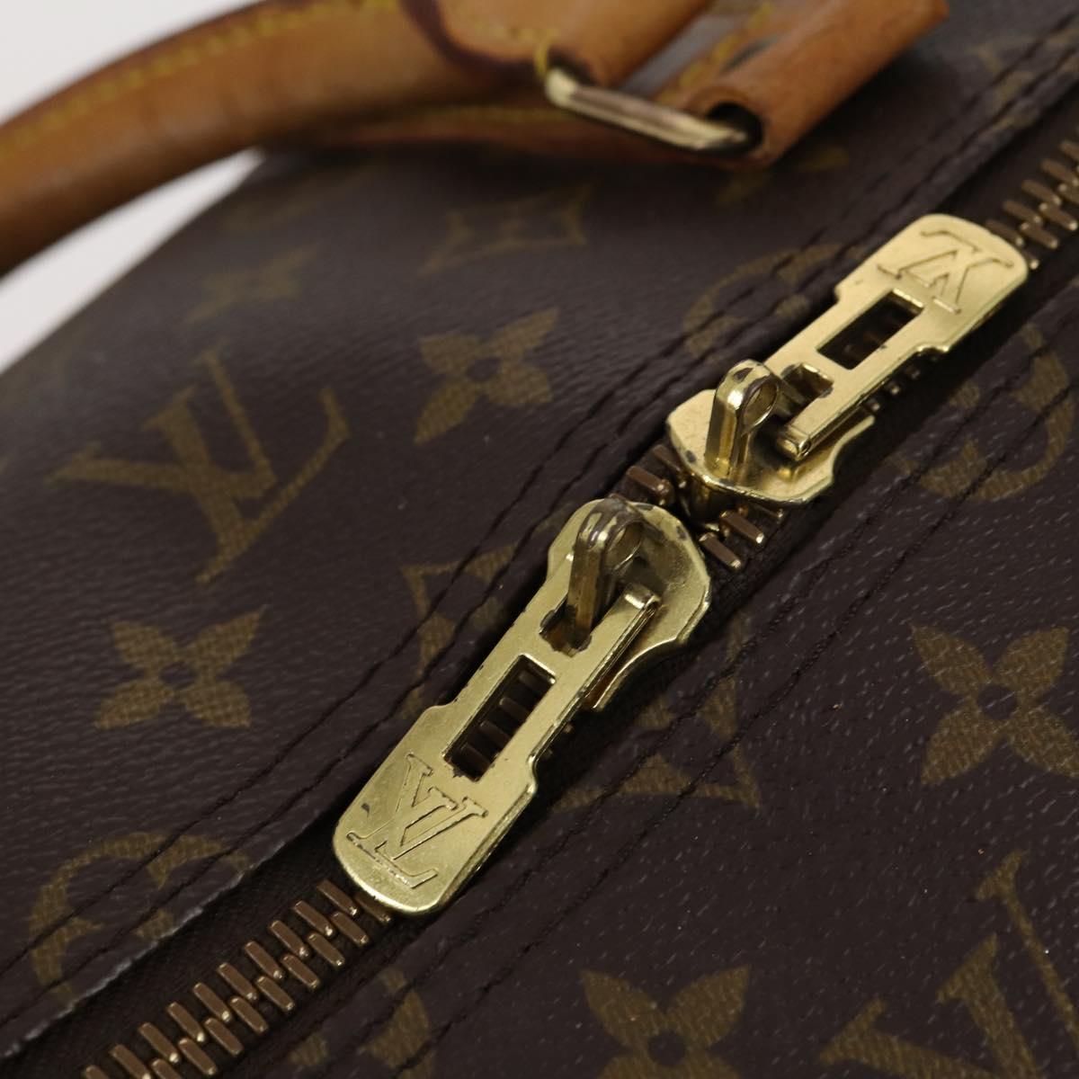 LOUIS VUITTON Monogram Keepall 55 Boston Bag M41424 LV Auth 142780