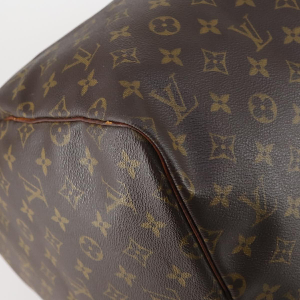 LOUIS VUITTON Monogram Keepall 55 Boston Bag M41424 LV Auth 142781