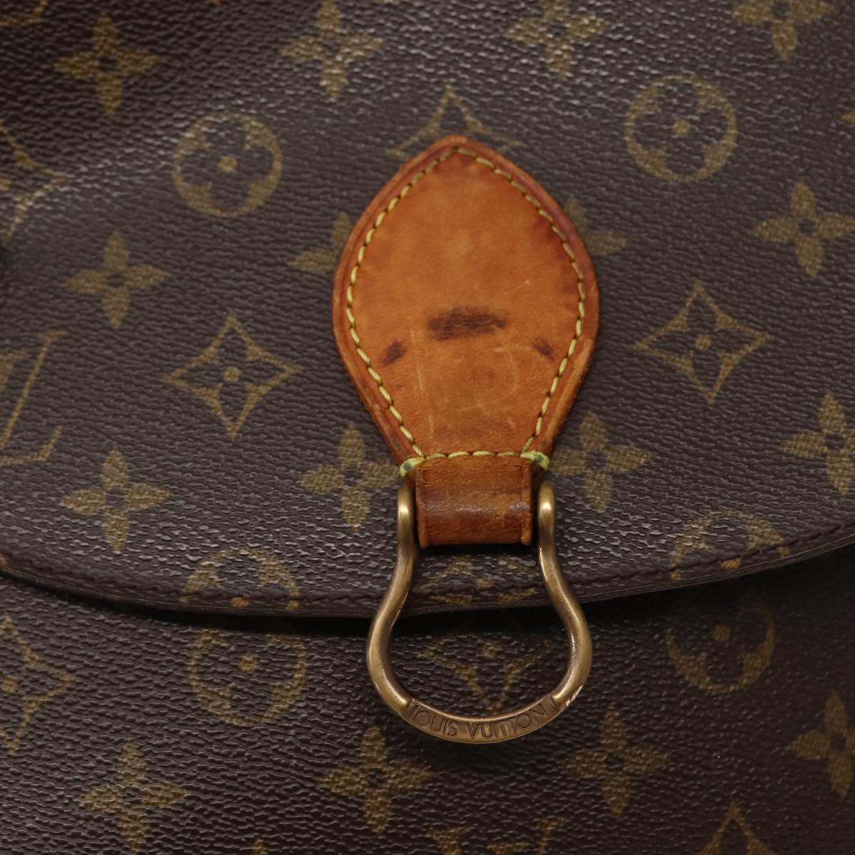 LOUIS VUITTON Monogram Saint Cloud GM Shoulder Bag M51242 LV Auth 142782