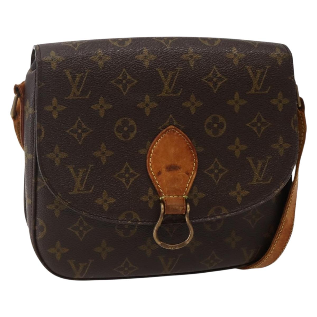 LOUIS VUITTON Monogram Saint Cloud GM Shoulder Bag M51242 LV Auth 142782