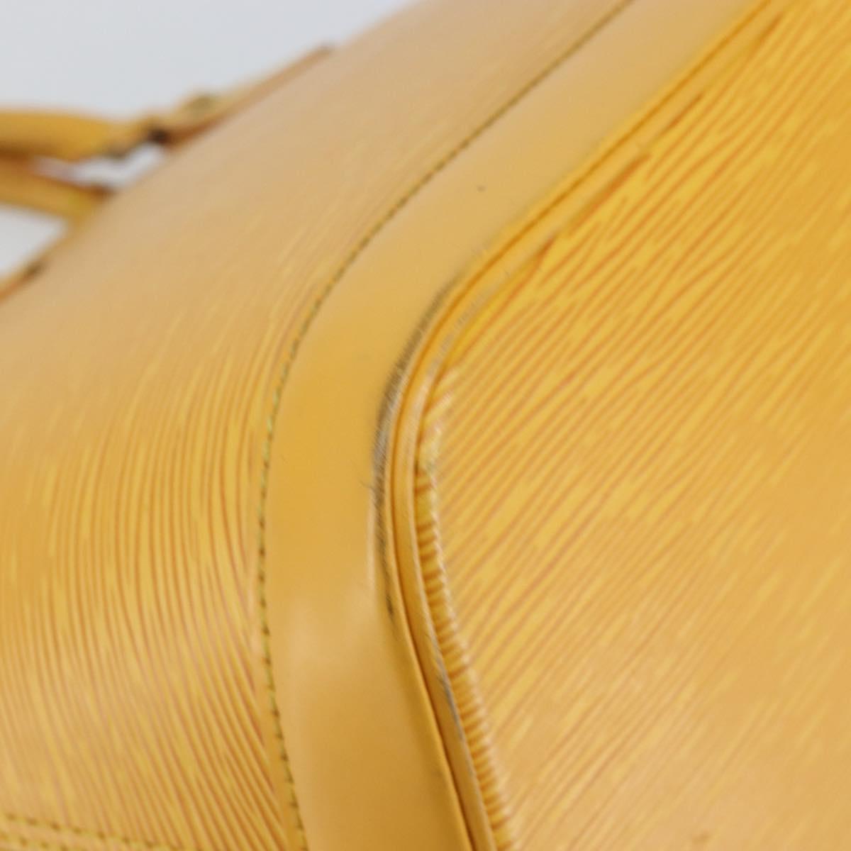 LOUIS VUITTON Epi Alma Hand Bag Yellow M52149 LV Auth 142784