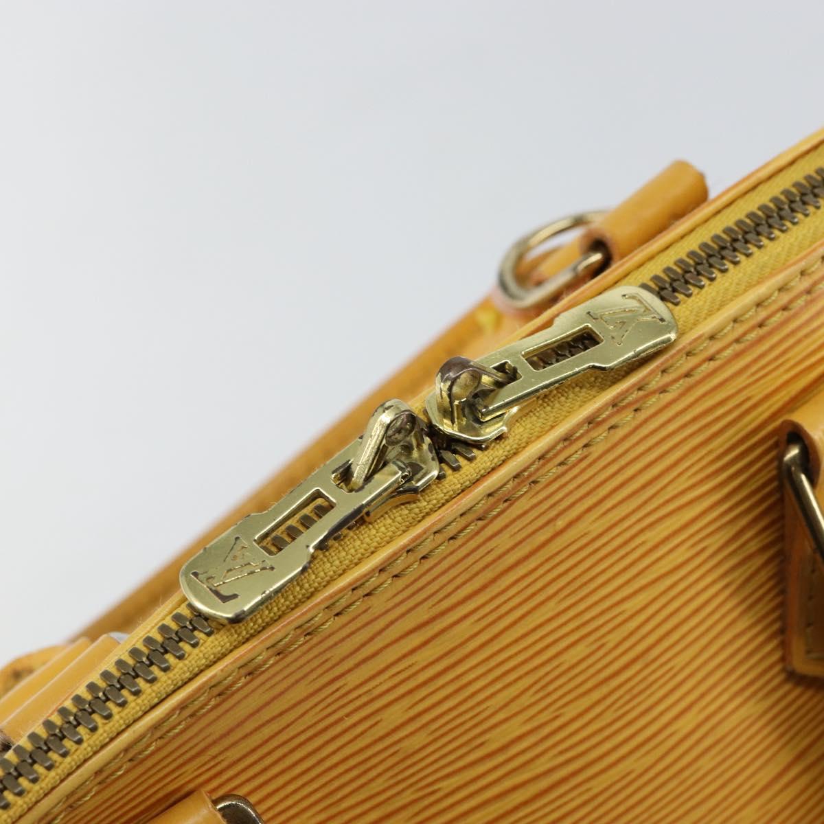 LOUIS VUITTON Epi Alma Hand Bag Yellow M52149 LV Auth 142784