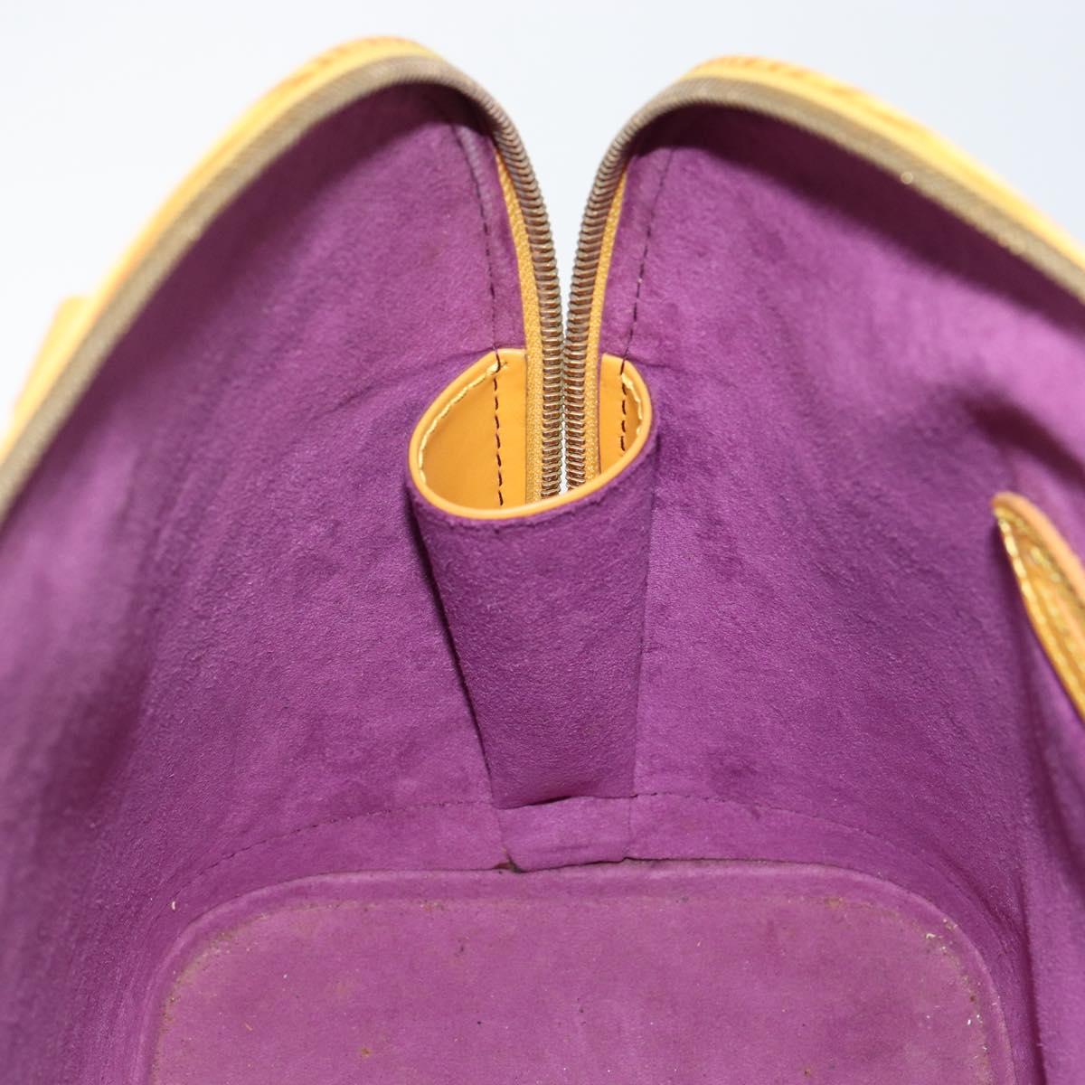 LOUIS VUITTON Epi Alma Hand Bag Yellow M52149 LV Auth 142784