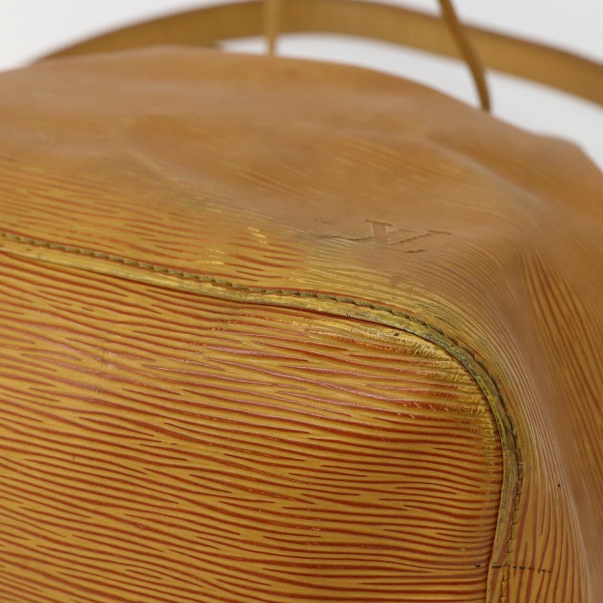 LOUIS VUITTON Epi Petit Noe Shoulder Bag Yellow M44109 LV Auth 142786