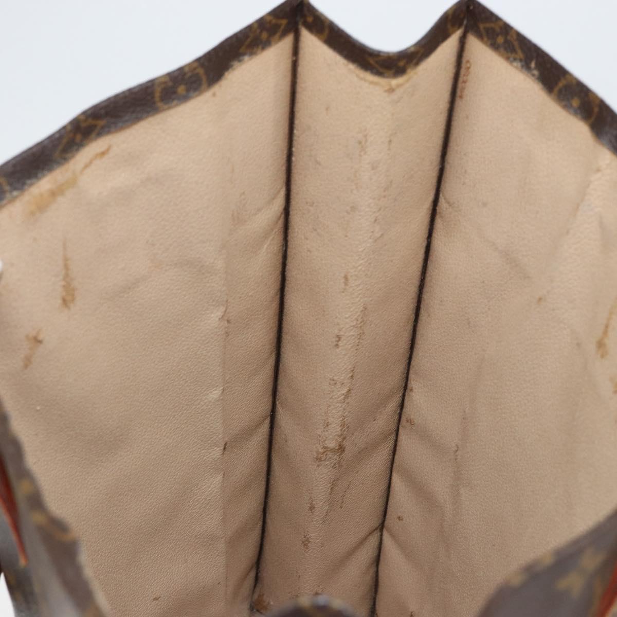 LOUIS VUITTON Monogram Sac Plat Hand Bag M51140 LV Auth 142812