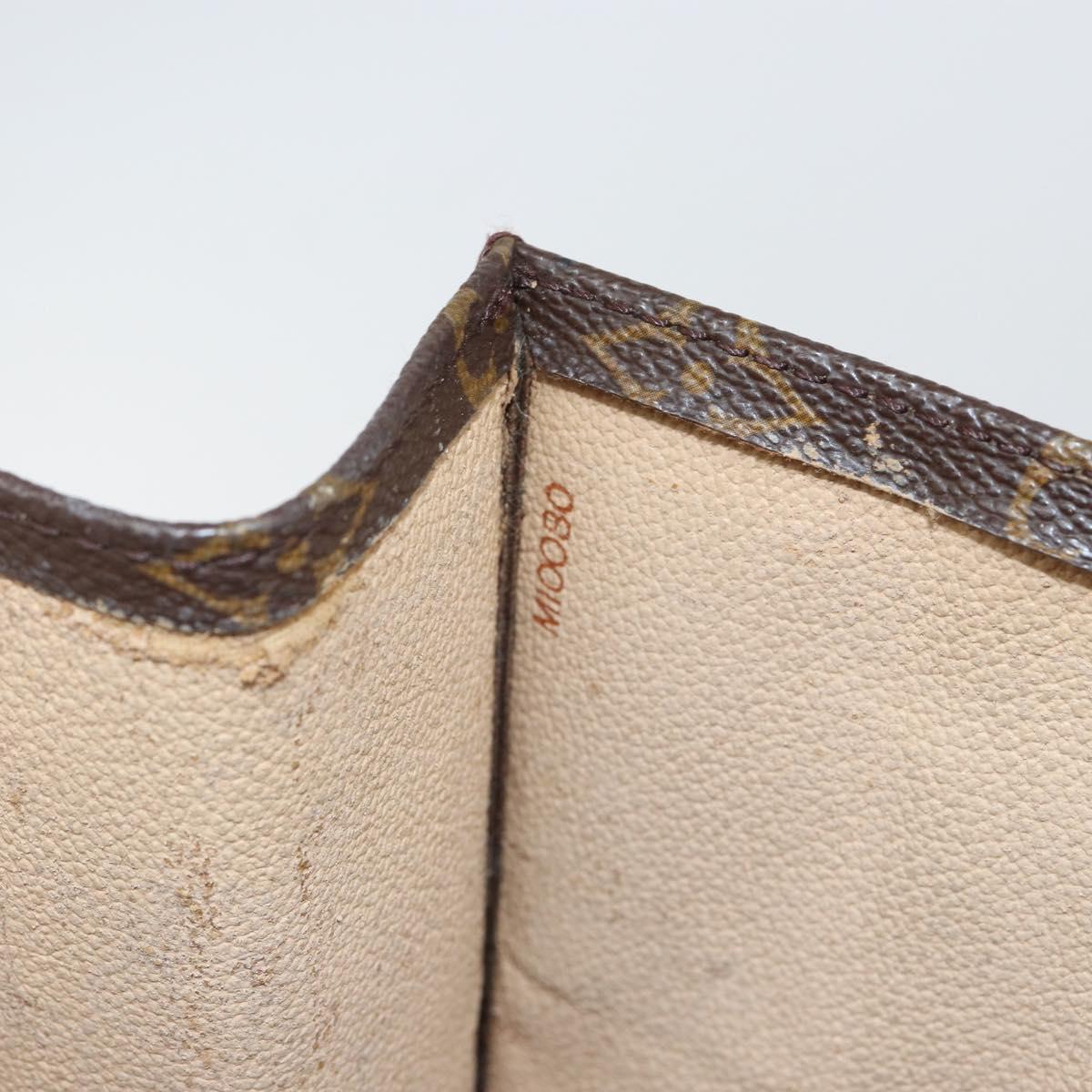 LOUIS VUITTON Monogram Sac Plat Hand Bag M51140 LV Auth 142812