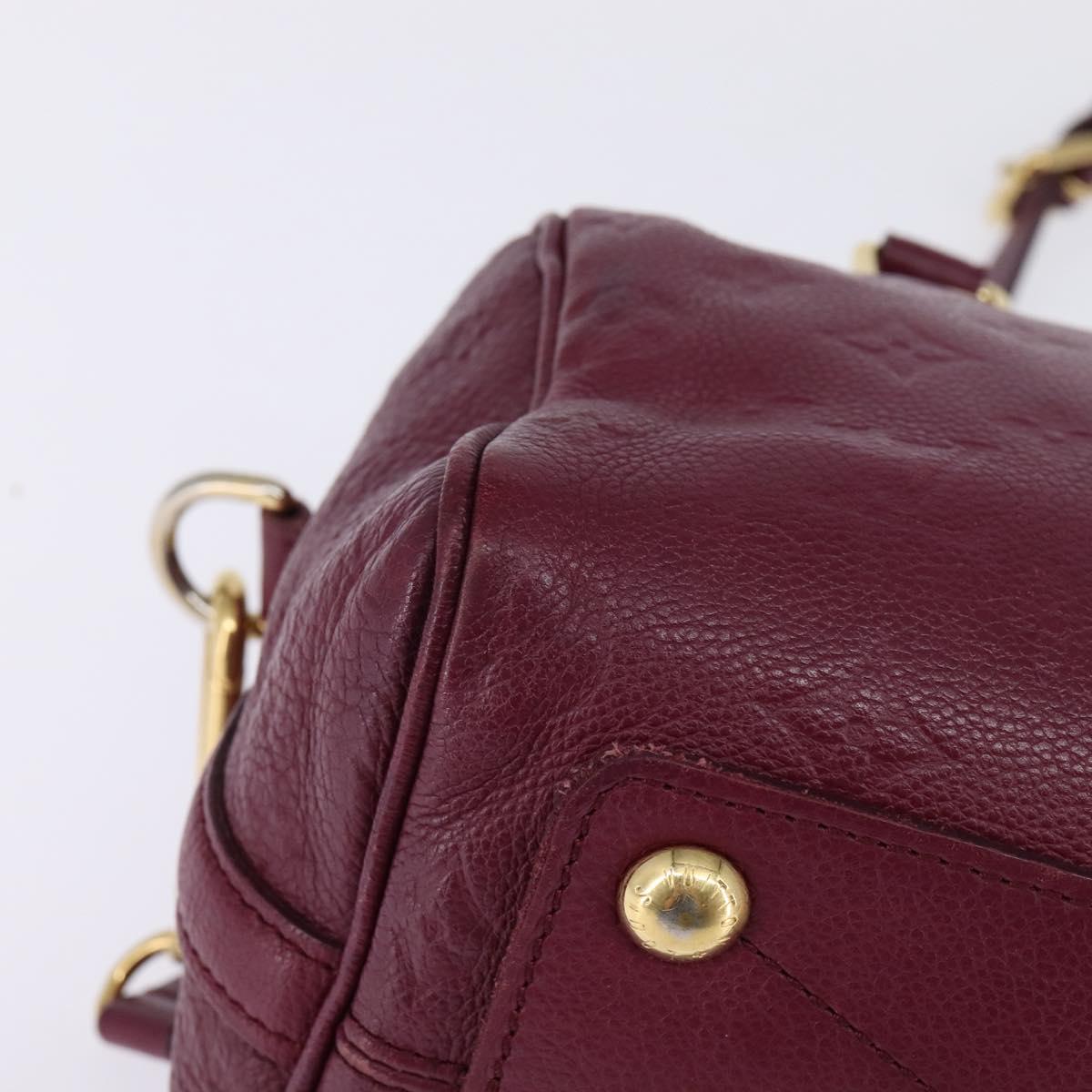 LOUIS VUITTON Empreinte Speedy Bandouliere 25 Bag 2way Oroll M40764 Auth 142817