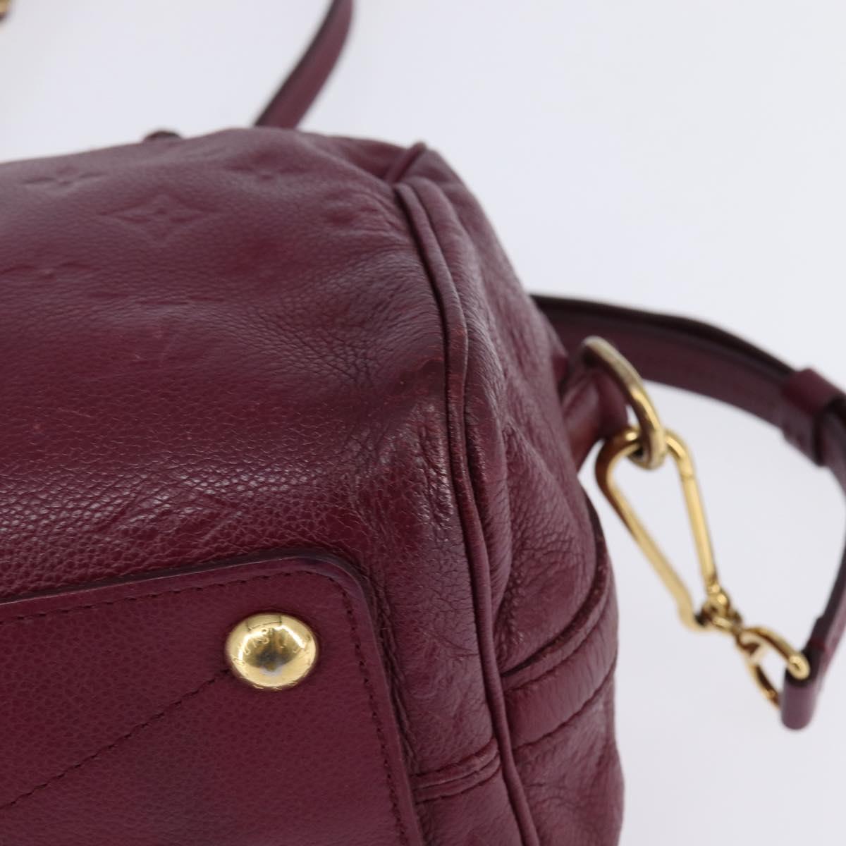 LOUIS VUITTON Empreinte Speedy Bandouliere 25 Bag 2way Oroll M40764 Auth 142817