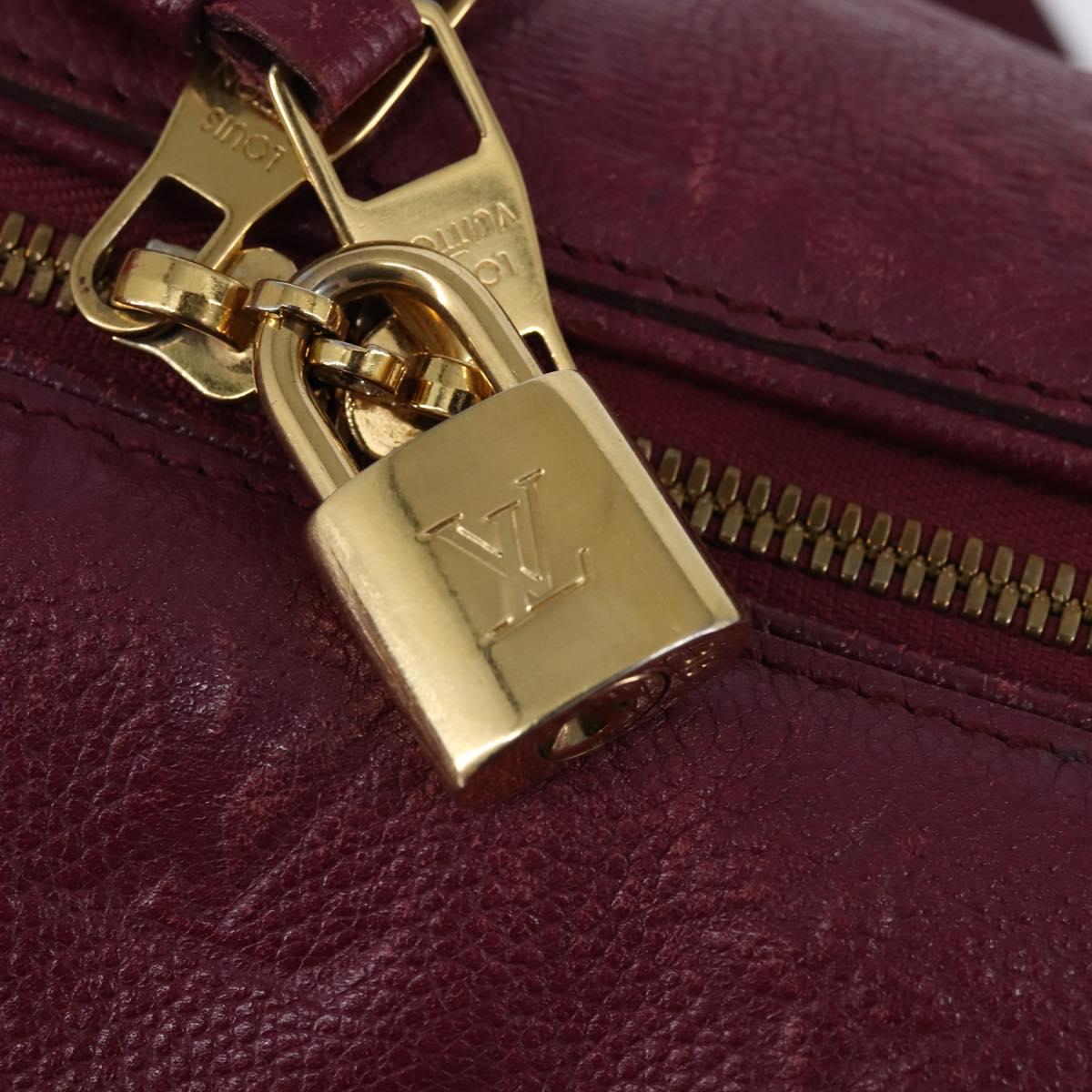 LOUIS VUITTON Empreinte Speedy Bandouliere 25 Bag 2way Oroll M40764 Auth 142817