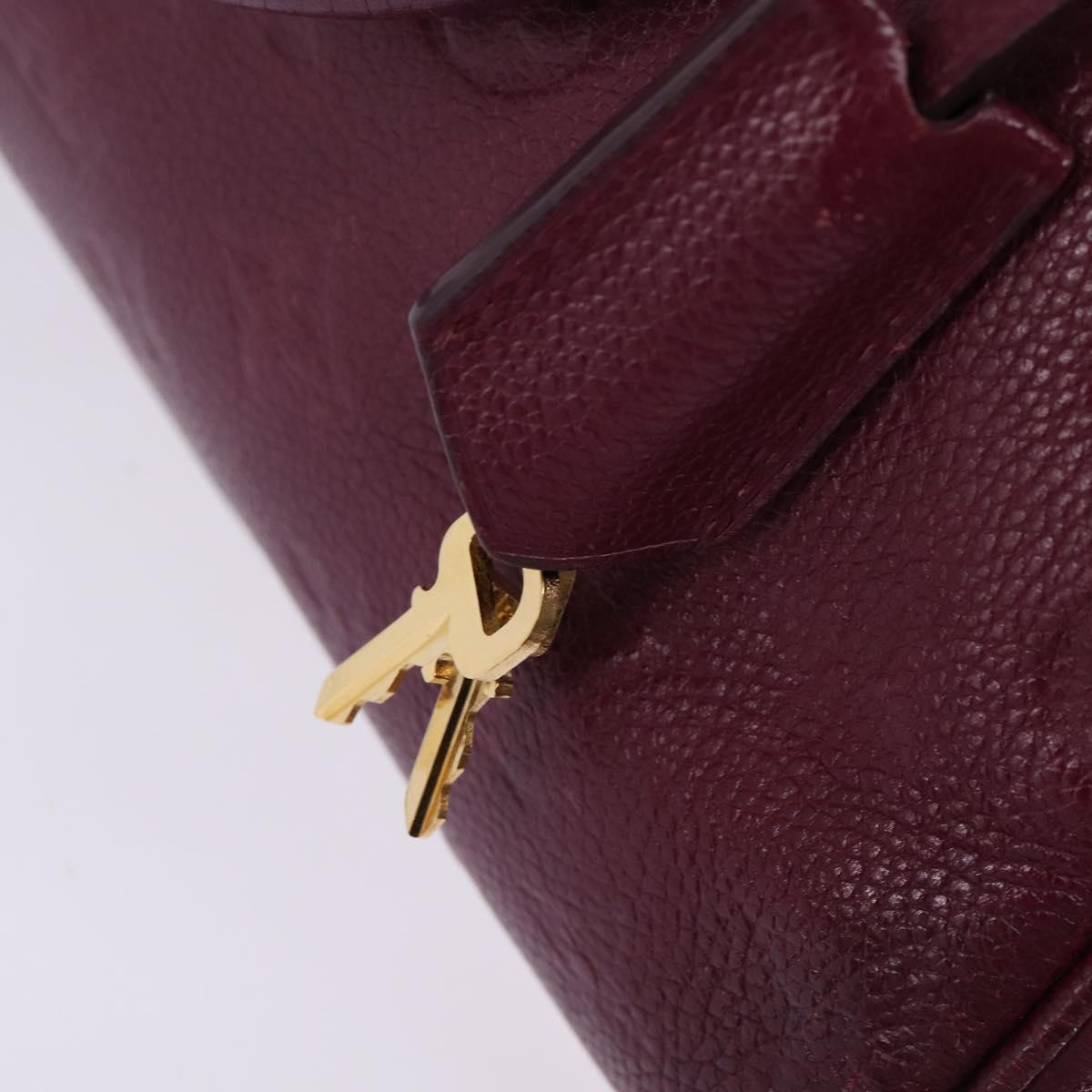 LOUIS VUITTON Empreinte Speedy Bandouliere 25 Bag 2way Oroll M40764 Auth 142817