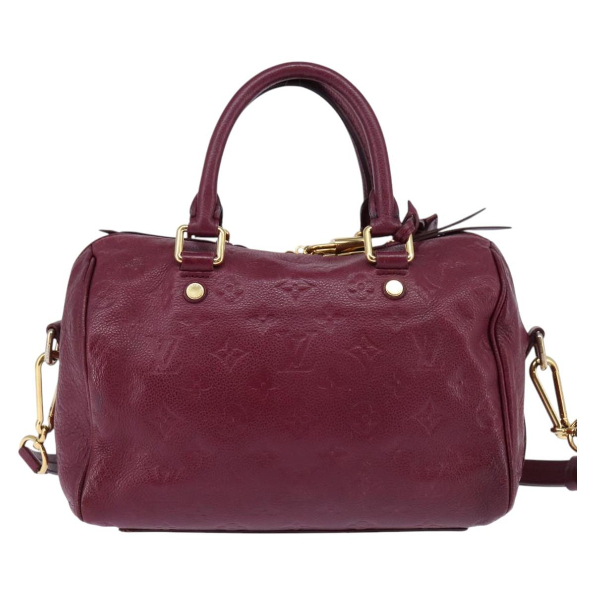 LOUIS VUITTON Empreinte Speedy Bandouliere 25 Bag 2way Oroll M40764 Auth 142817