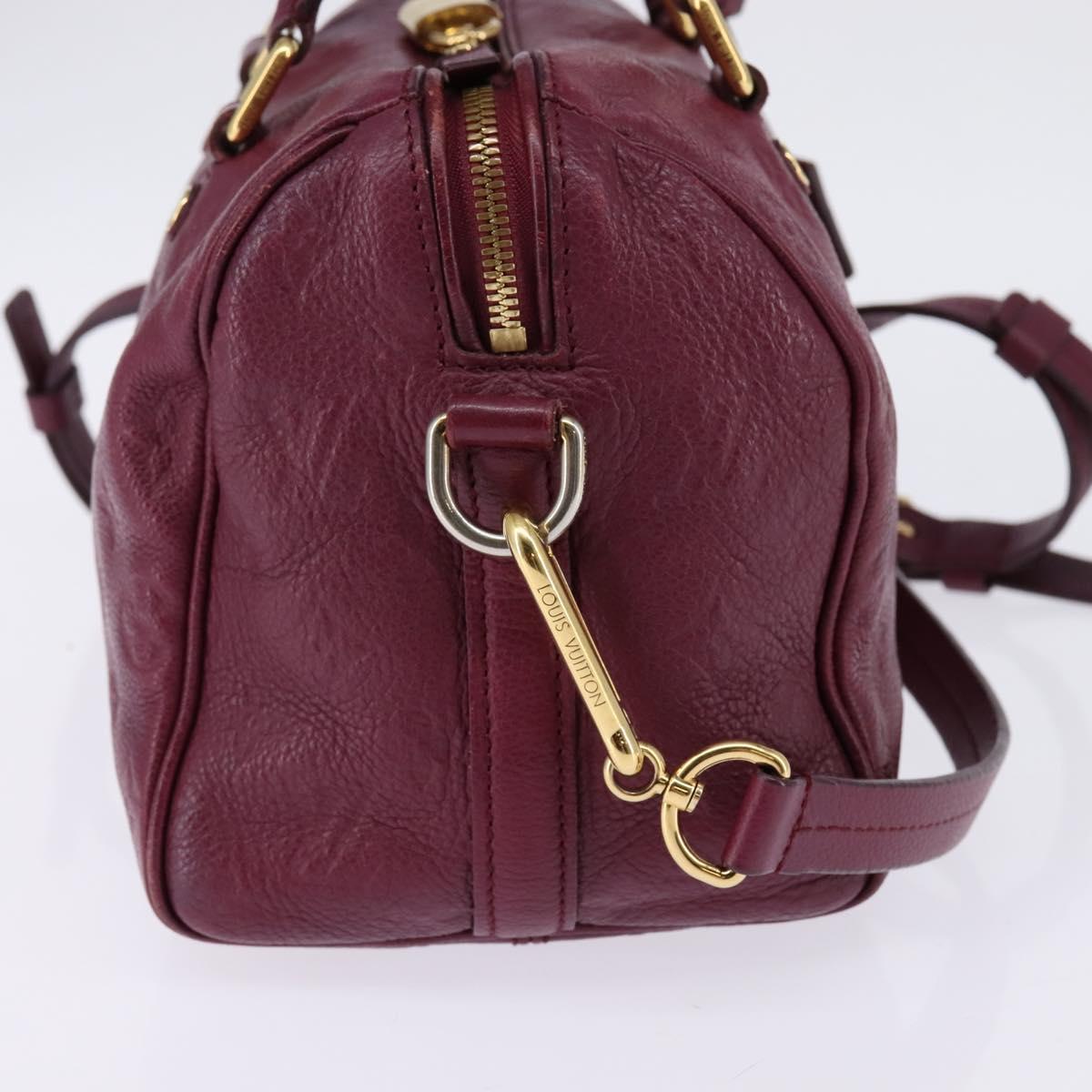 LOUIS VUITTON Empreinte Speedy Bandouliere 25 Bag 2way Oroll M40764 Auth 142817