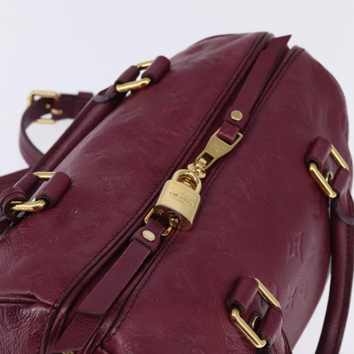 LOUIS VUITTON Empreinte Speedy Bandouliere 25 Bag 2way Oroll M40764 Auth 142817