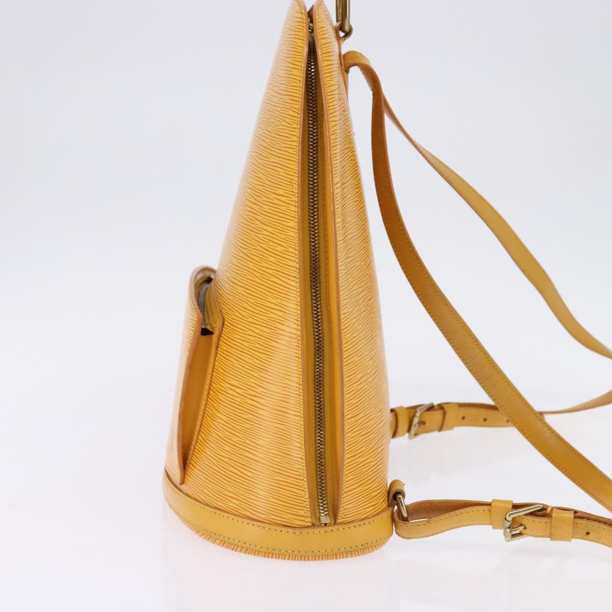 LOUIS VUITTON Epi Gobelins Backpack Yellow M52299 LV Auth 142855