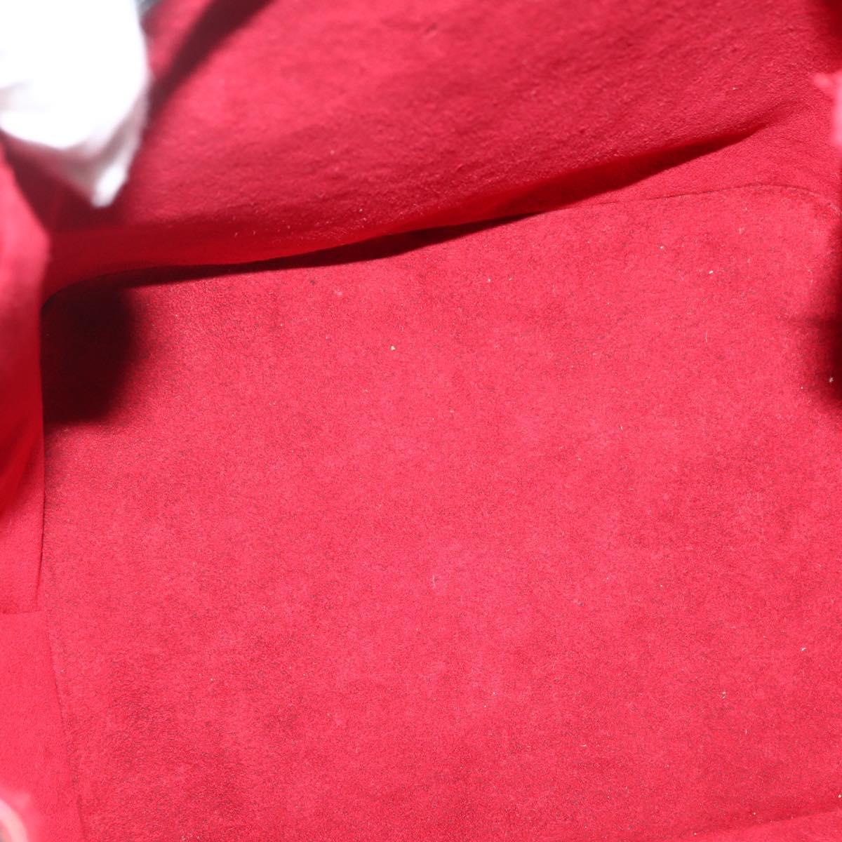 LOUIS VUITTON Epi Petit Noe Shoulder Bag Bicolor Black Red M44017 LV Auth 142857