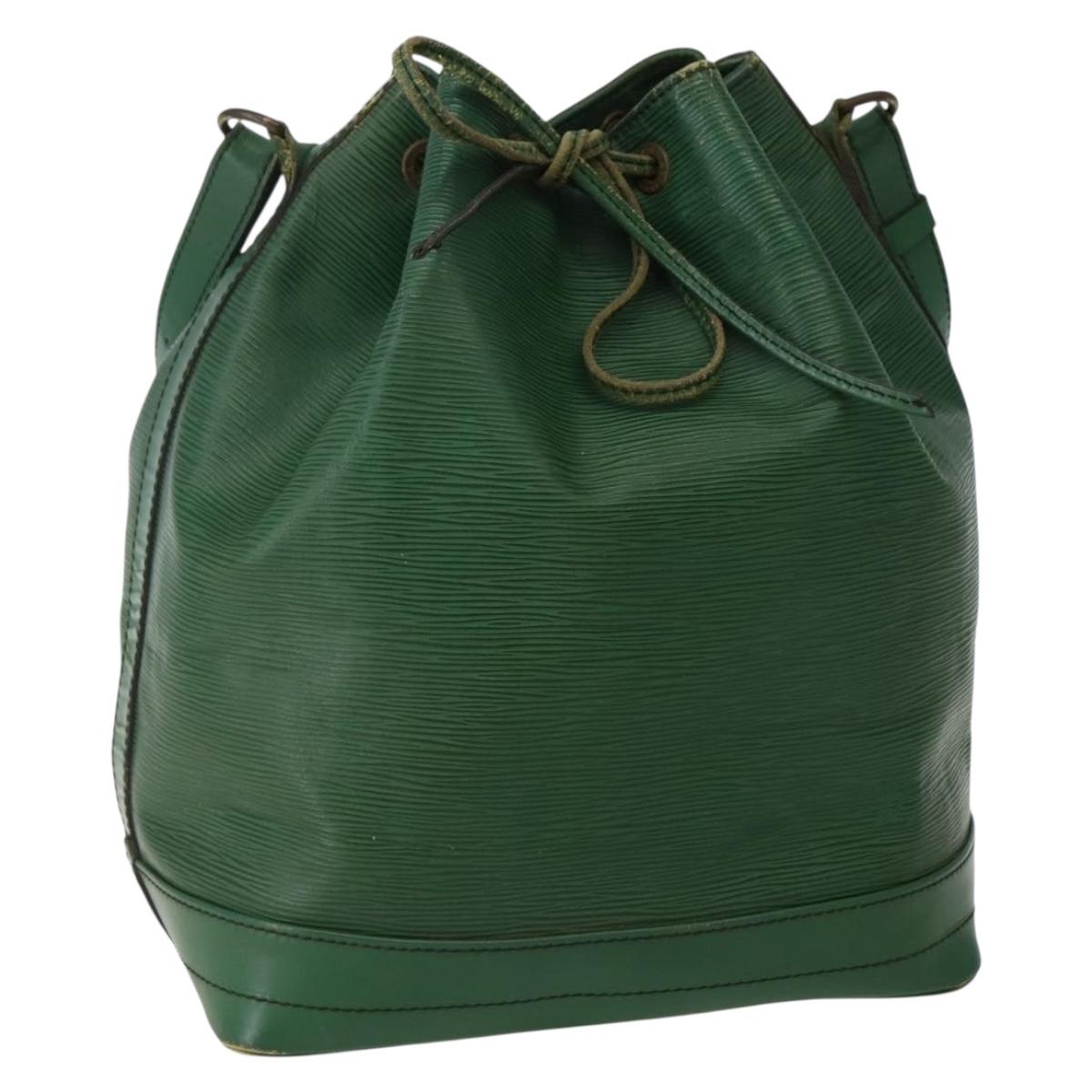 LOUIS VUITTON Epi Noe Shoulder Bag Green M44004 LV Auth 142858