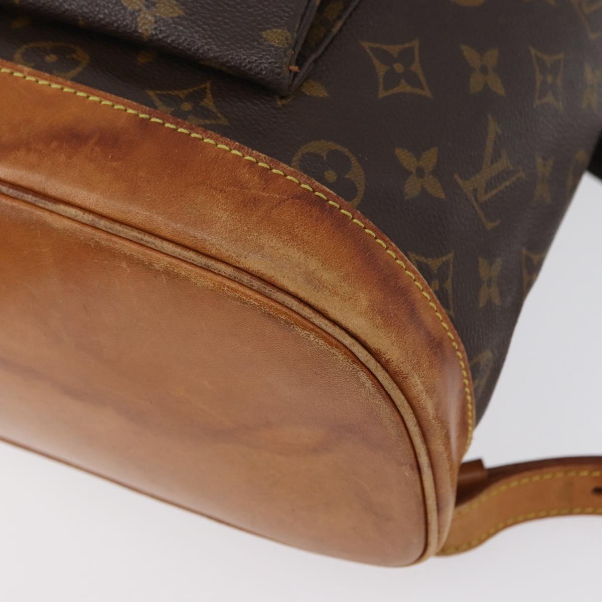 LOUIS VUITTON Monogram Montsouris GM Backpack M51135 LV Auth 142860