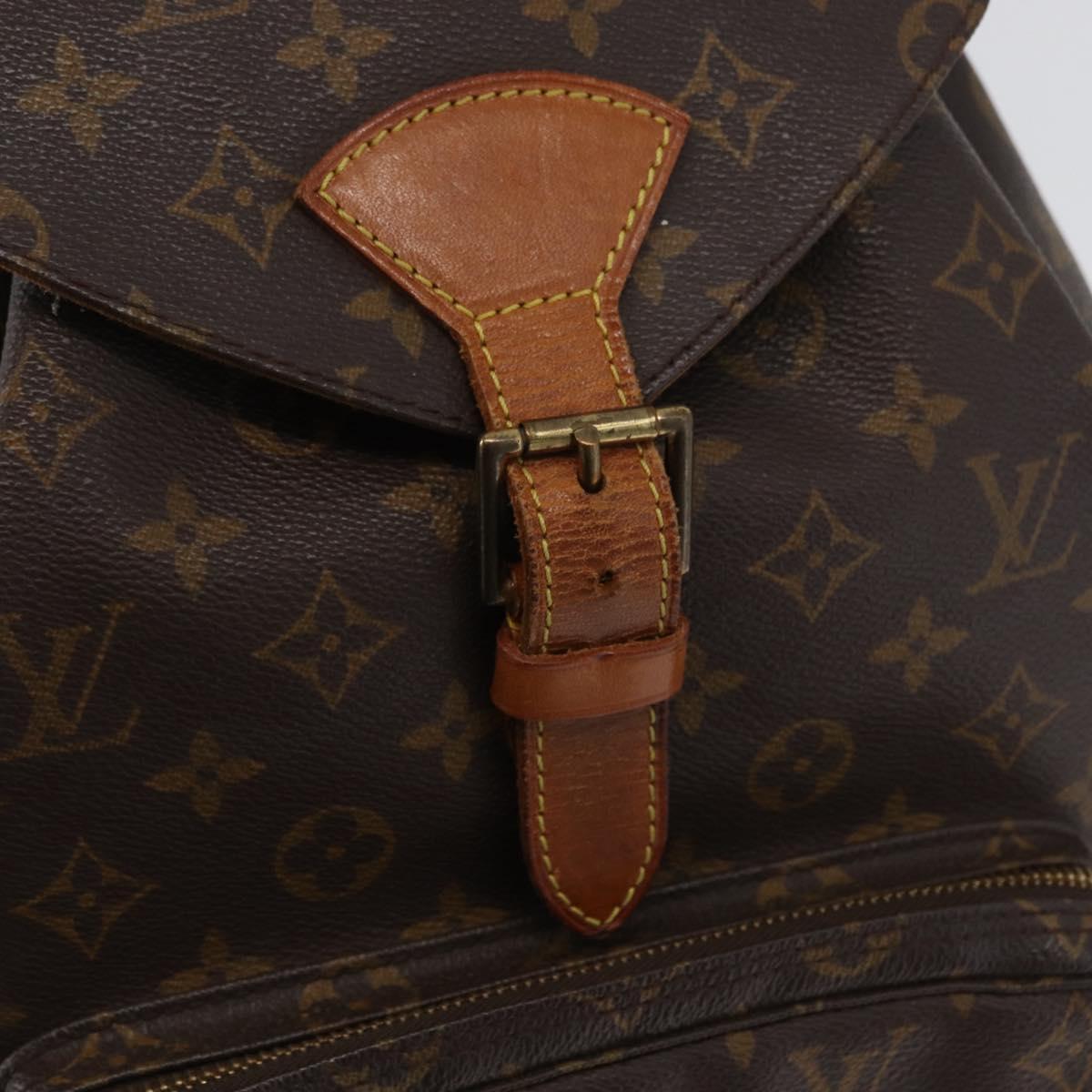 LOUIS VUITTON Monogram Montsouris GM Backpack M51135 LV Auth 142860